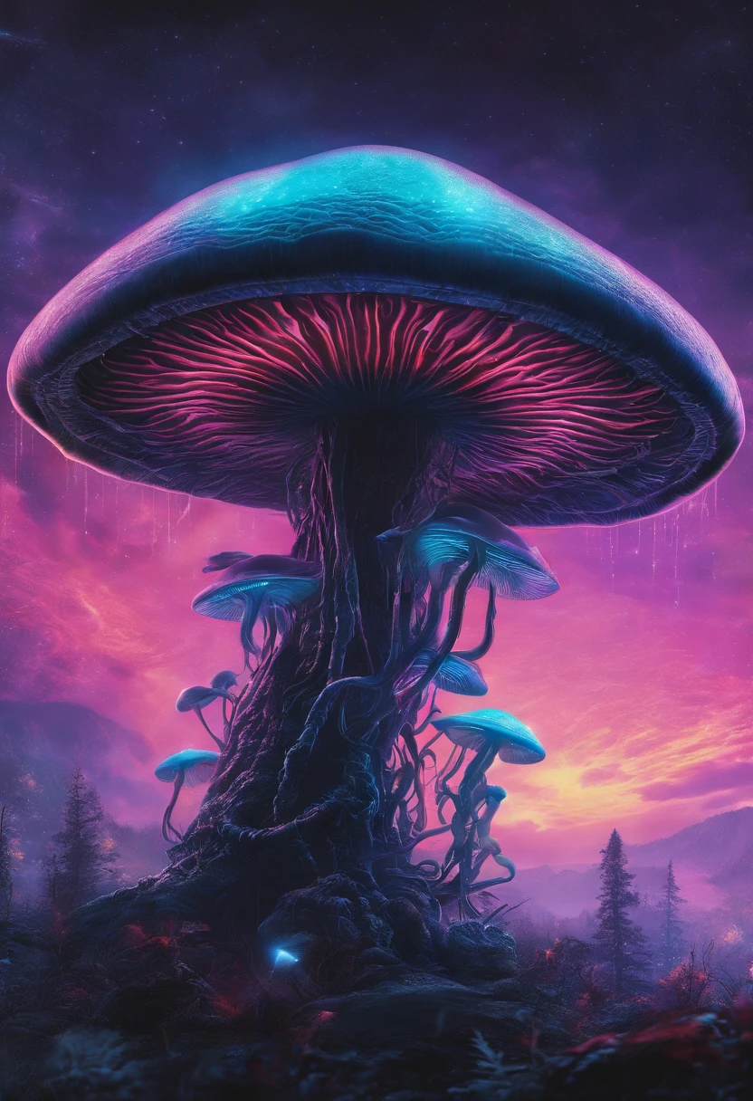 Bioluminescent Mushroom