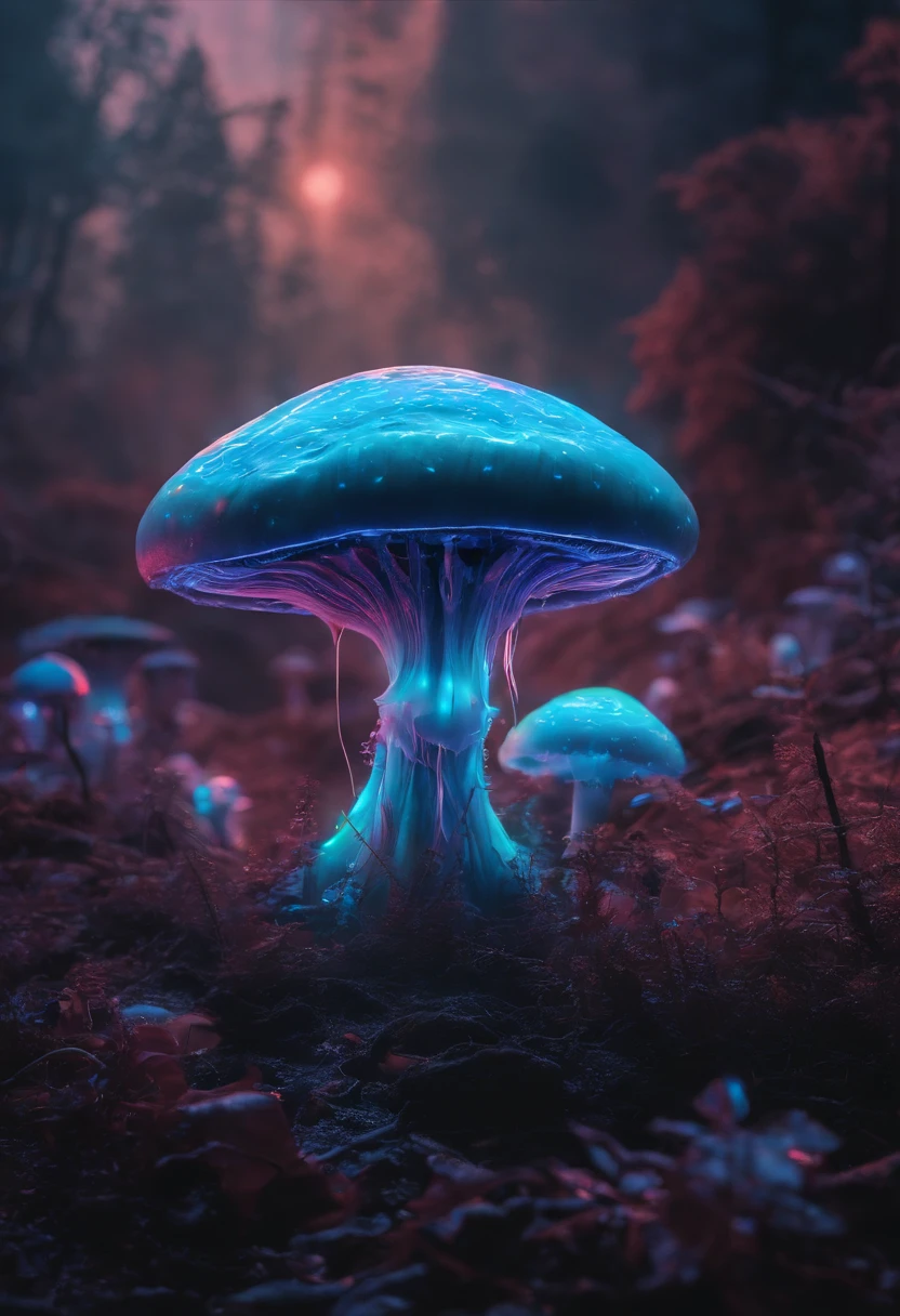 Bioluminescent Mushroom