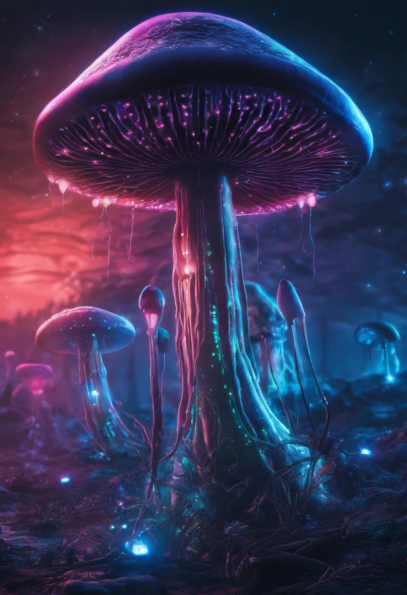 Bioluminescent Mushroom