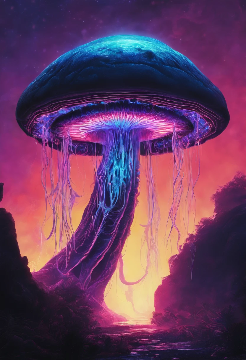 Bioluminescent Mushroom