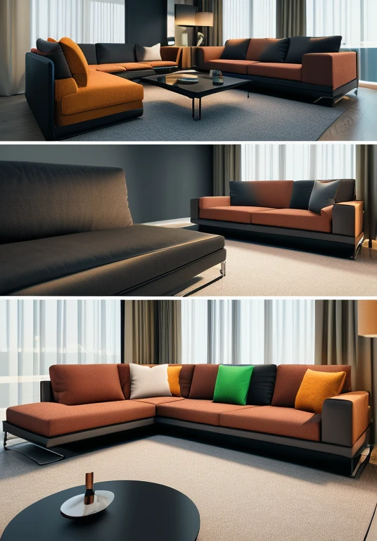 (best quality,4k,8k,highres,masterpiece:1.2),ultra-detailed,(realistic,photorealistic,photo-realistic:1.37),3D modeling,unique custom design,fold-out sofa set,several additional modules,3300mm x 2200mm x 880mm dimensions,corner shape,vibrant interior,contemporary and stylish,comfortable seating,modern upholstery,high-quality materials,innovative construction,functional and versatile,ergonomic design,practical features,customizable configuration,elegant and sleek,seamless integration,harmonious color palette,soft and luxurious fabrics,detailed stitching,fine craftsmanship,meticulous attention to detail,illuminating ambient lighting,creative modular solutions,optimal space utilization,sophisticated aesthetic,stunning visual impact,aesthetic balance between form and function,professional 3D rendering and visualization,high-end interior solution,exquisite blend of comfort and style,innovative and daring design,premium furniture artistry,showcase-worthy piece,statement in interior design,centerpiece of the bright and vibrant space.