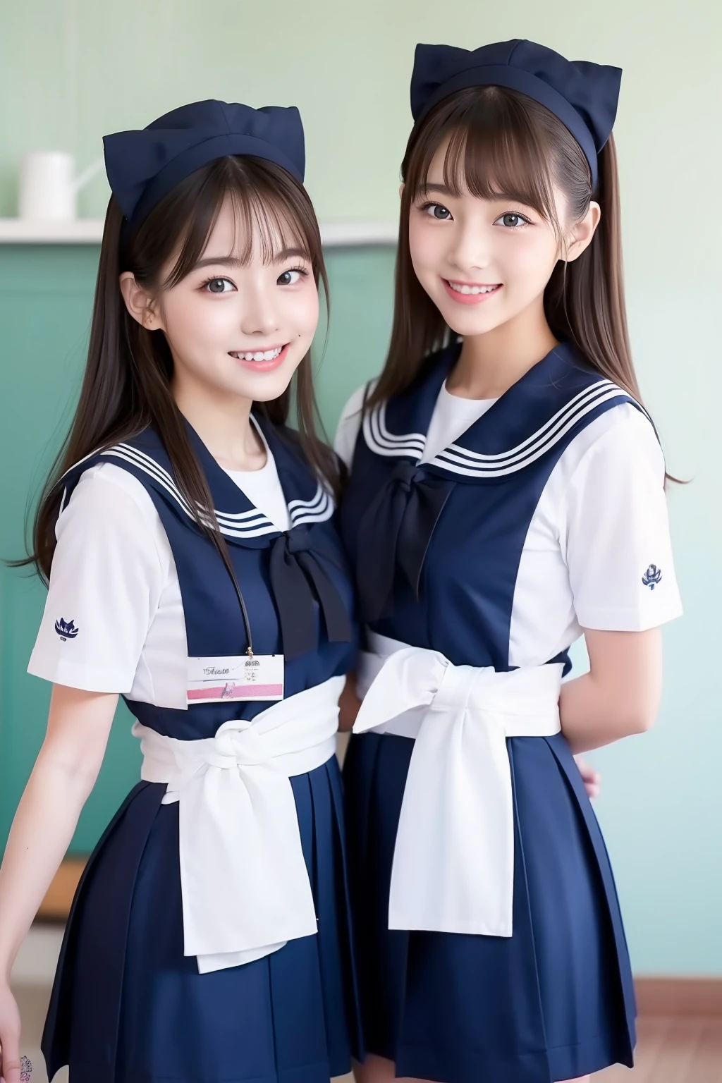 hi-school girl a beauty girl Maids エロ twinsies a sailor suit