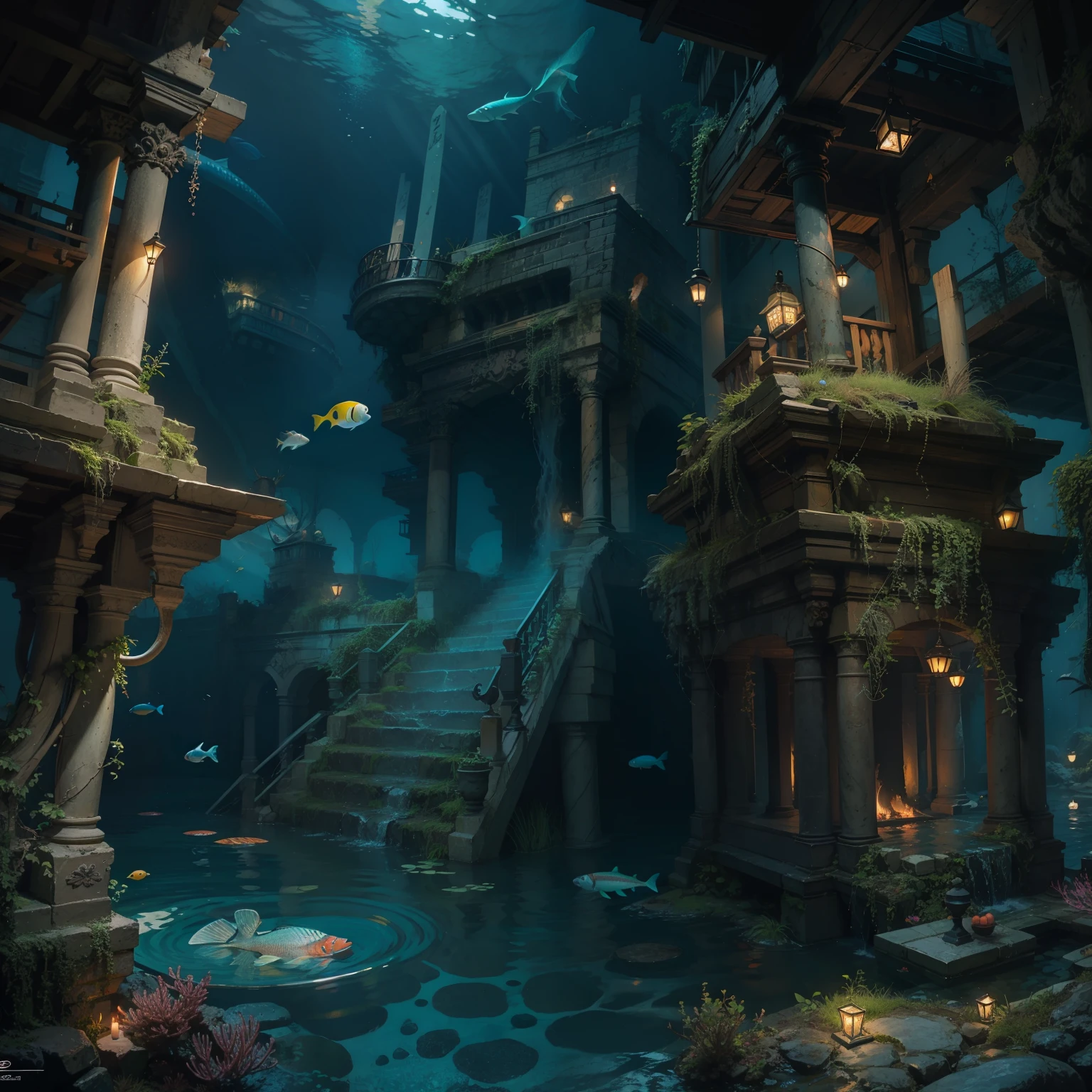 fish swimming