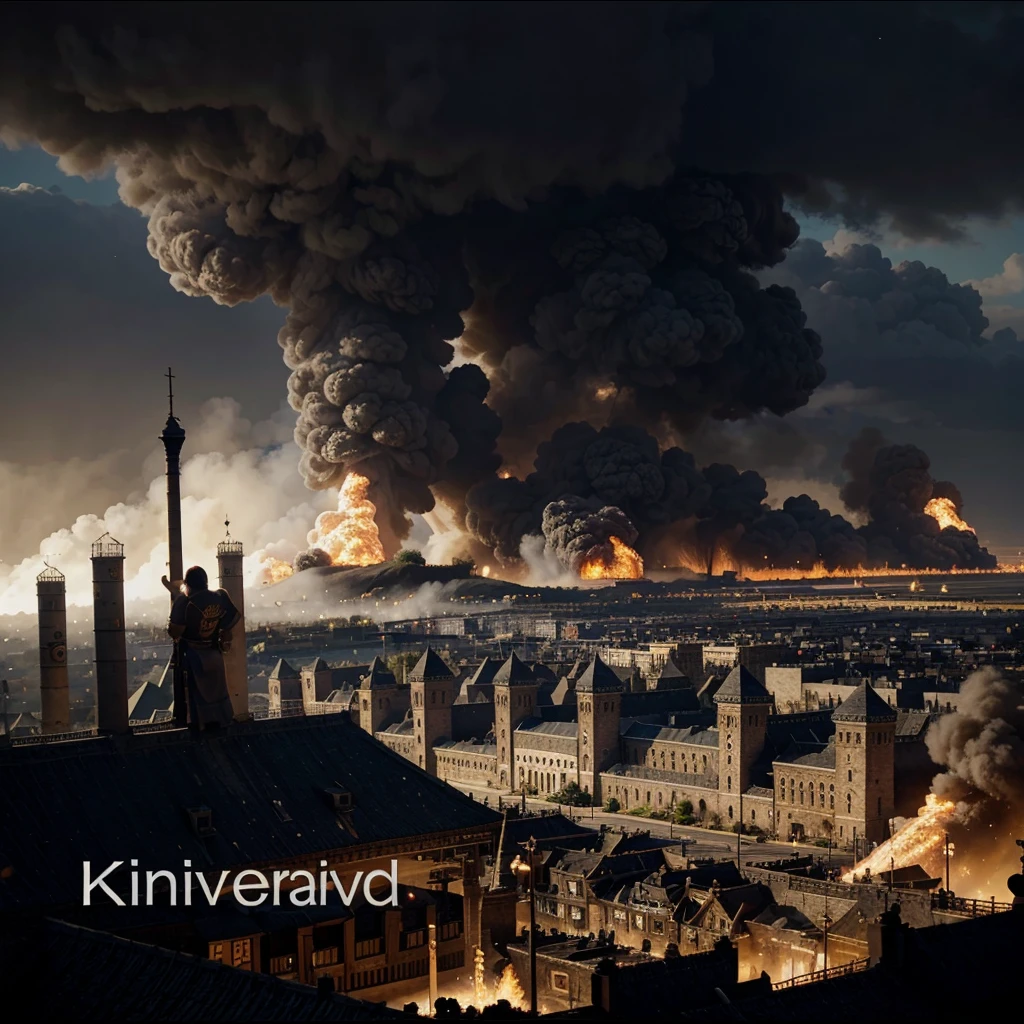 A kingdom a blazed because of riots