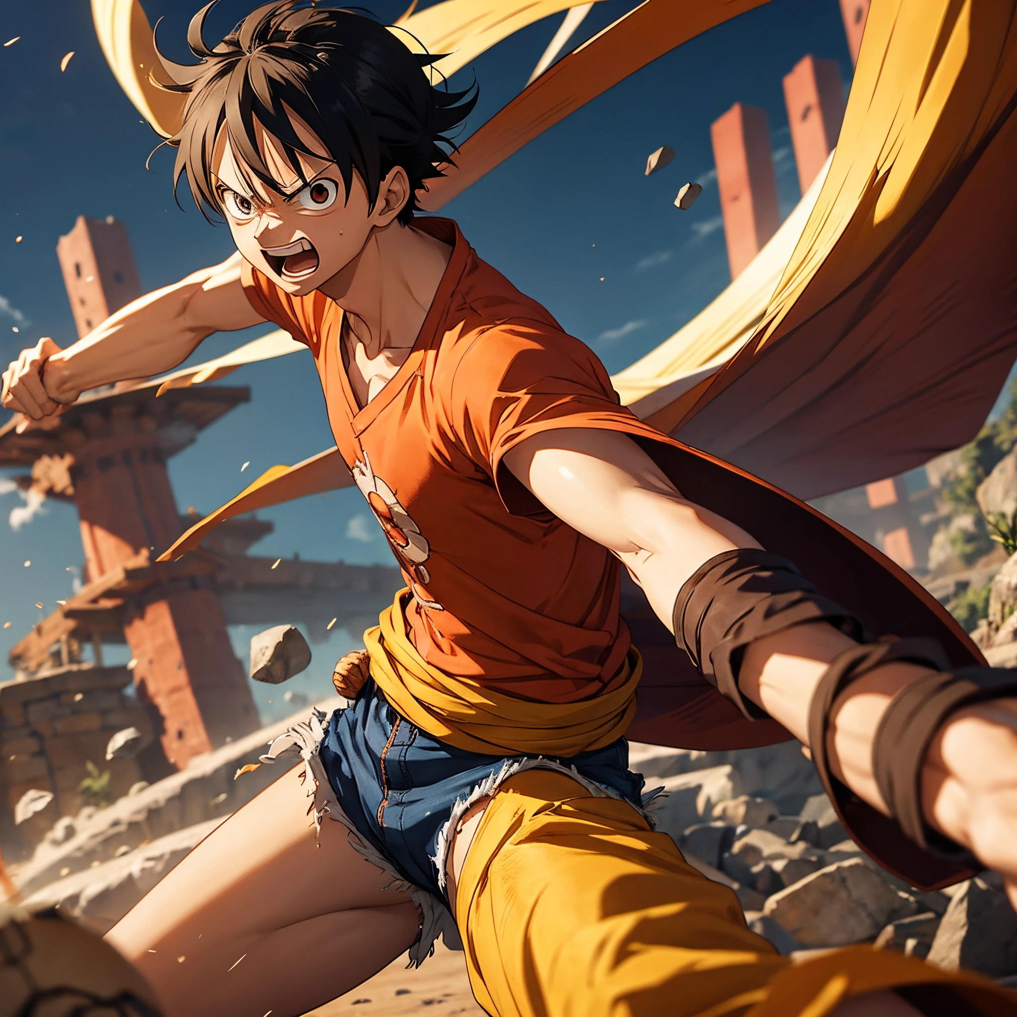 Luffy in gear 5th