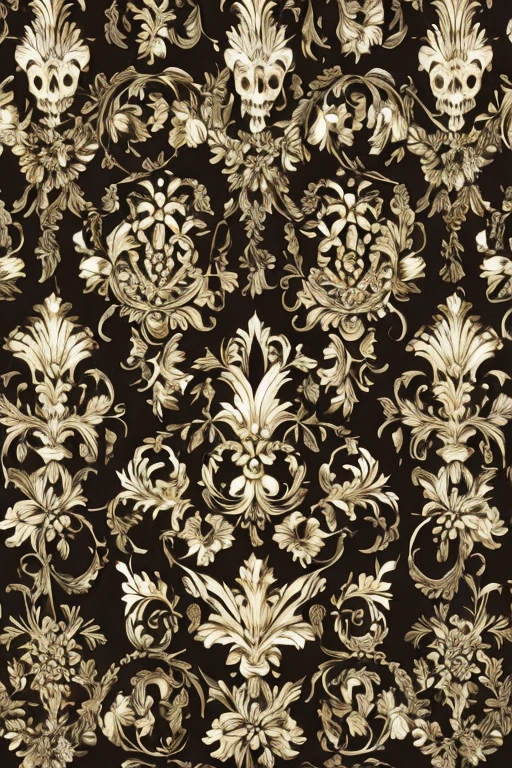 Baroque armor designs, skeleton like