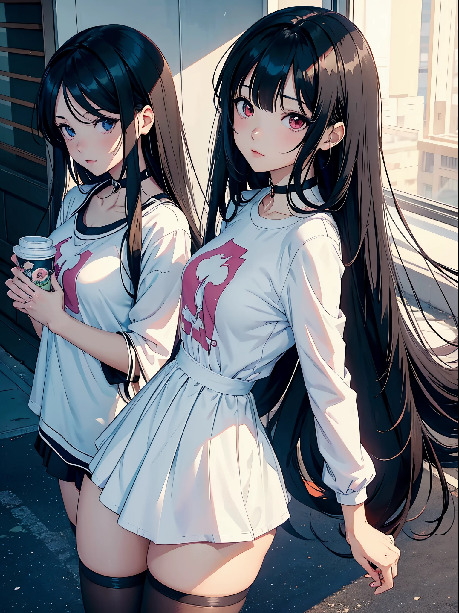 anime girl with long black hair and a white top, seductive anime girl, anime visual of a cute girl, attractive anime girl, beautiful anime girl, cute anime girl, pretty anime girl, beautiful alluring anime teen, anime best girl, soft anime illustration, clean detailed anime art, top rated on pixiv, anime moe artstyle, smooth anime cg art, nightcore