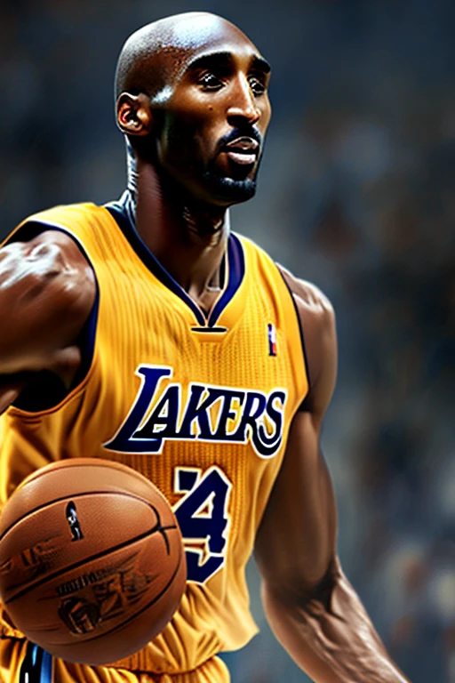 "Kobe Bryant, rosto kobe bryant, jugador de baloncesto, Anjo negro masculino antiguo, Futurismo Sombrio, kinematics, Detalles finos, 8k, Disparo oscuro: 0.7, Subsoil Scatter, Mood Lighting: 1.3, Art-Station: 1.3" kobe, retrato de kobe bryant,