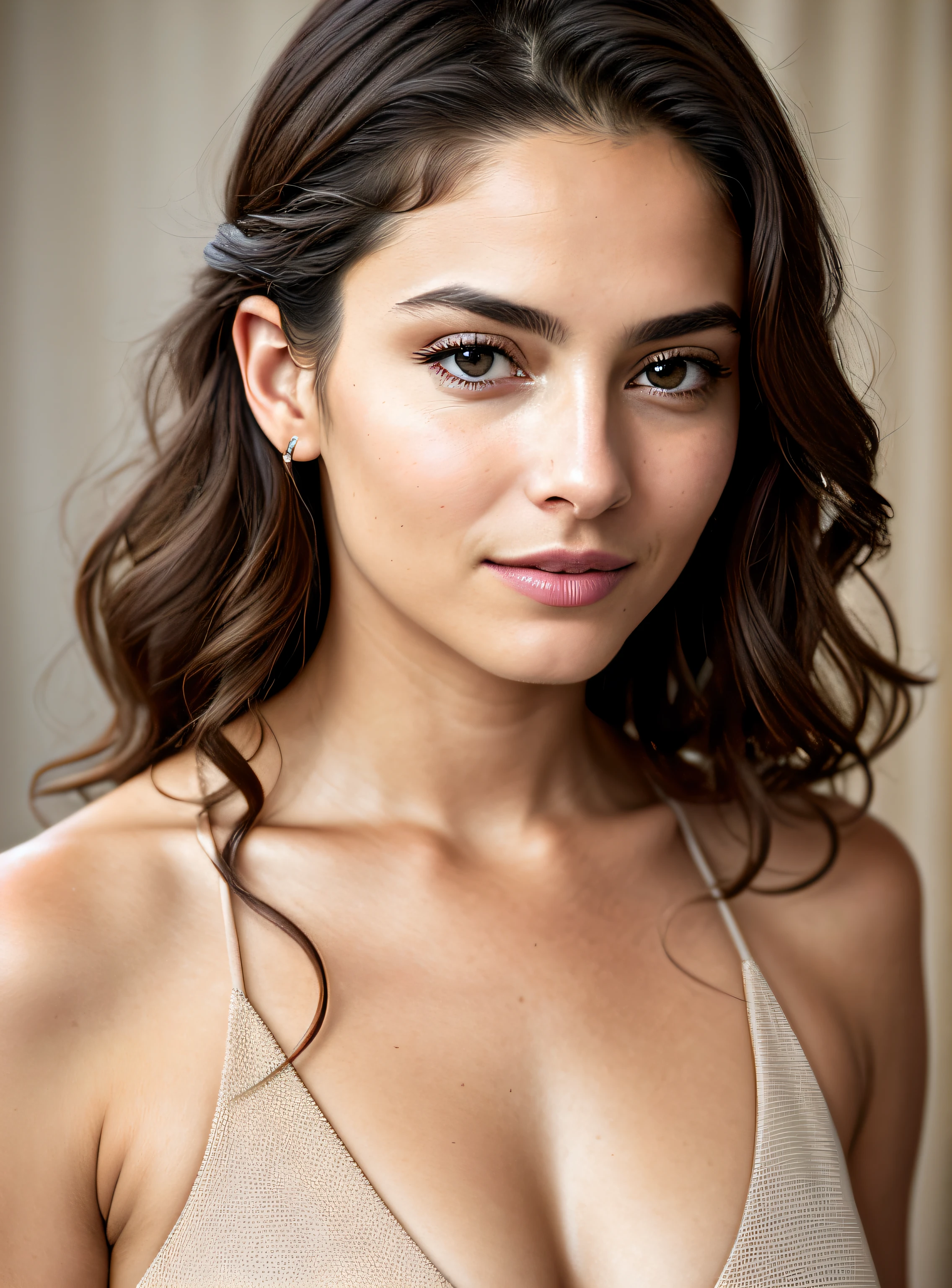 Photo RAW de ellecryss, Portrait en gros plan, (very detailed skin:1.2), belle fille 21 ans ,Arabe,braided hair,blondes fondées, yeux marron ,Detailed face,Complexe de contraste ,Hyperrealistic,highly detailed,lighting cinematic, photo realist,Cadre du film documentaire,realistic lighting,Realistic Effects,Sepia, taches de rousseur wearing an oversize white crewneck sweatshirt,