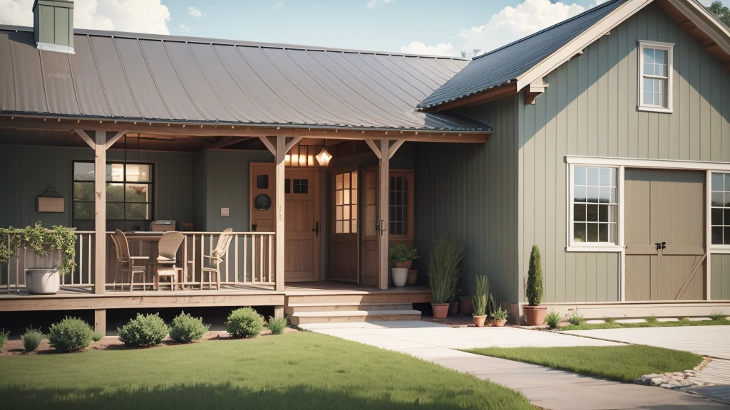 Simple House Design, Small Farmhouse Idea --auto --s2
