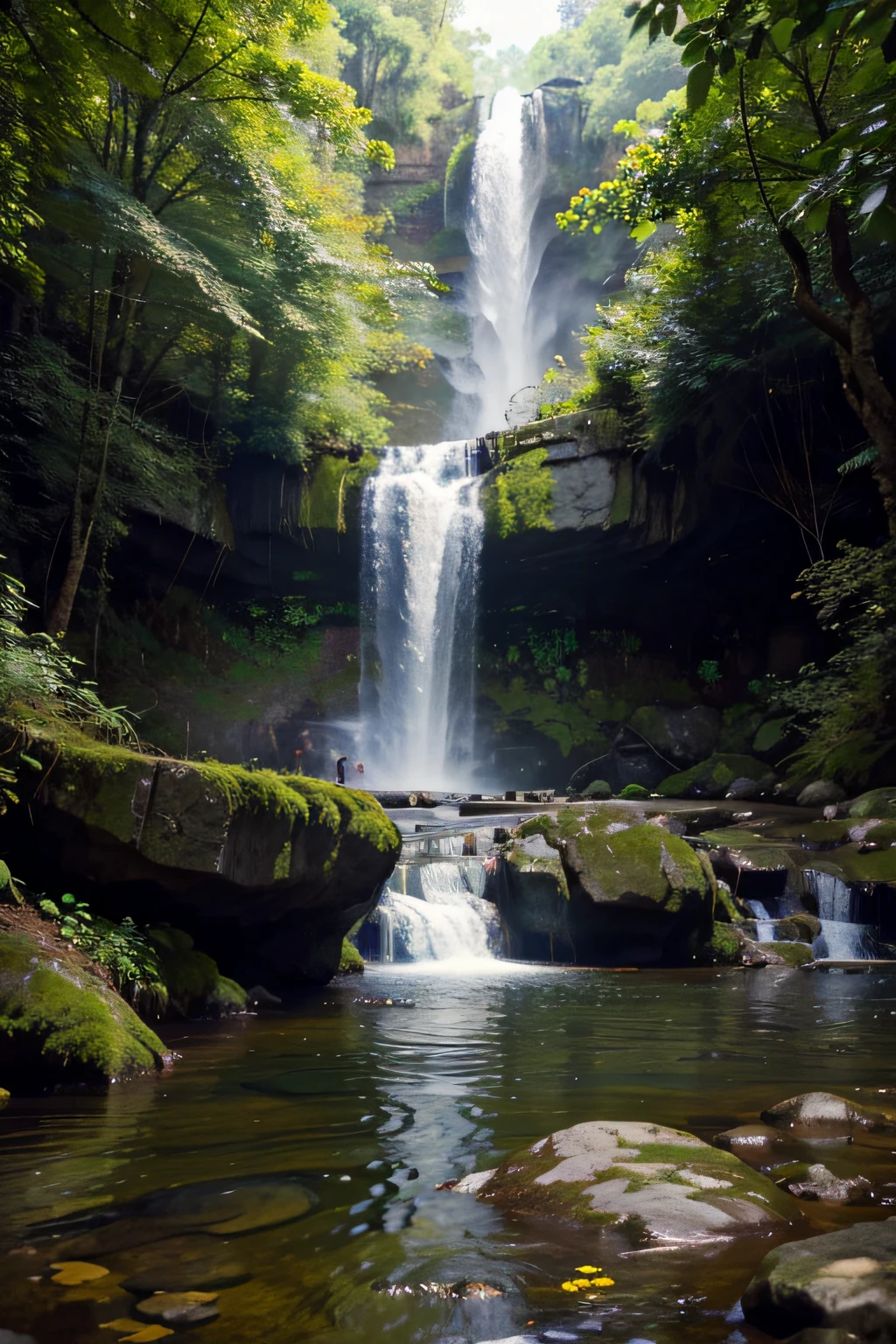 vibrant flowers, and cascading waterfalls, bringing the outdoors to your device. Keywords: nature, forest, vibrant, foliage, enchanting.