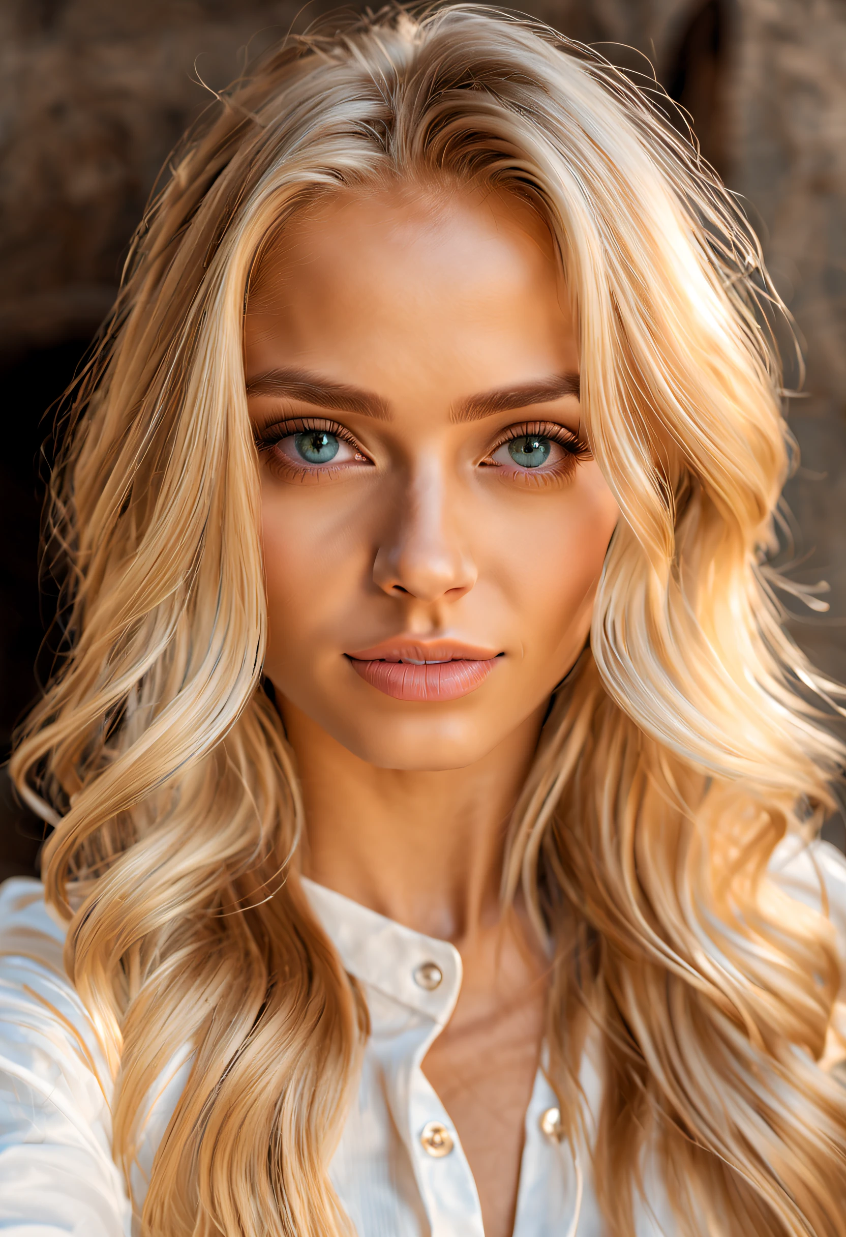 blonde pour un selfie pour instagram, Ultra Definition, (photoreallistic: 1.4), Photographie selfie 8k, extremely beautiful face, cheveux blonds et grands yeux, belle fille blonde, with clothes, ce model s&#39;