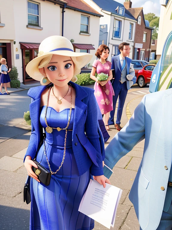 there is a woman in a blue dress and a man in a suit and tie, photo taken in 2 0 2 0, by Helen Stevenson, stunning woman, by Georgina Hunt, by Alison Watt, achingly beautiful, gorgeous lady, by Joy Garnett, photograph taken in 2 0 2 0, by Matthew Smith, taken in the early 2020s
