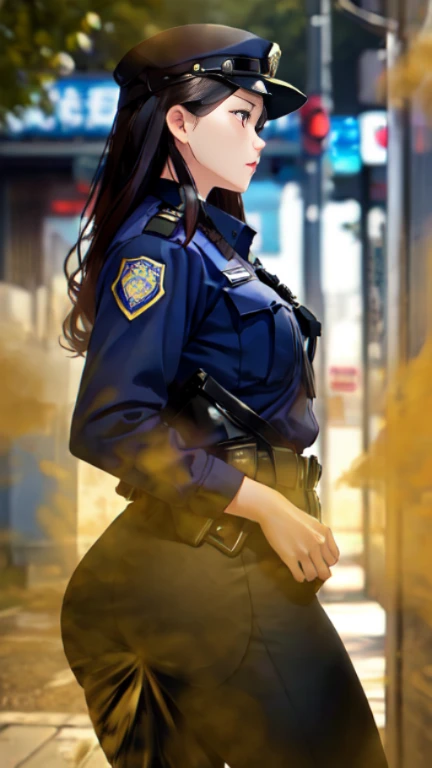 ((velocity)),Attacked by farts, (((Women farting))),(girl farting while stand)),velocity,)(a female police),(wearing a police uniform and skirt),(side view )) (curly hair),(Asian woman),(crime scene outdoor),(masterpiece:1.2、top-quality, best-quality)、(the Extremely Detailed CG Unity 8K Wallpapers、ultra-detailed、Best Shadows)、(细致背景)、(The best lighting、extremely delicate and beautiful)、depth of fields、1girl in、独奏、upward looking gaze、