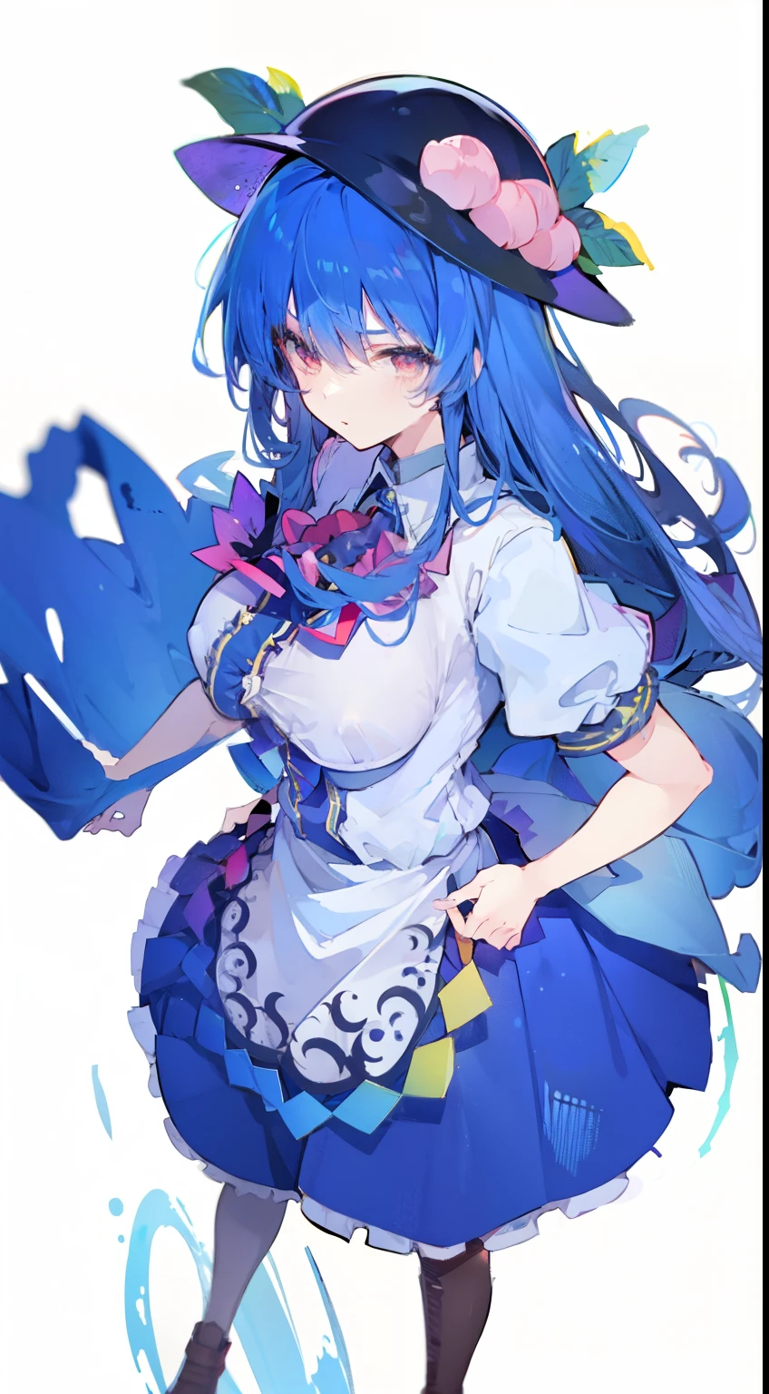 (masterpiece),best quality, expressive eyes, perfect face, 1girl,
big breast, H-cup, good breast, hands on waist,beautiful, gorgeous,anime,girl,lora,hinanawi tenshi, blue hair, blue haired,tent boobs, tent chest, tent breast, floating clothes,1girl, grabbing own boobs, grabbing own chest