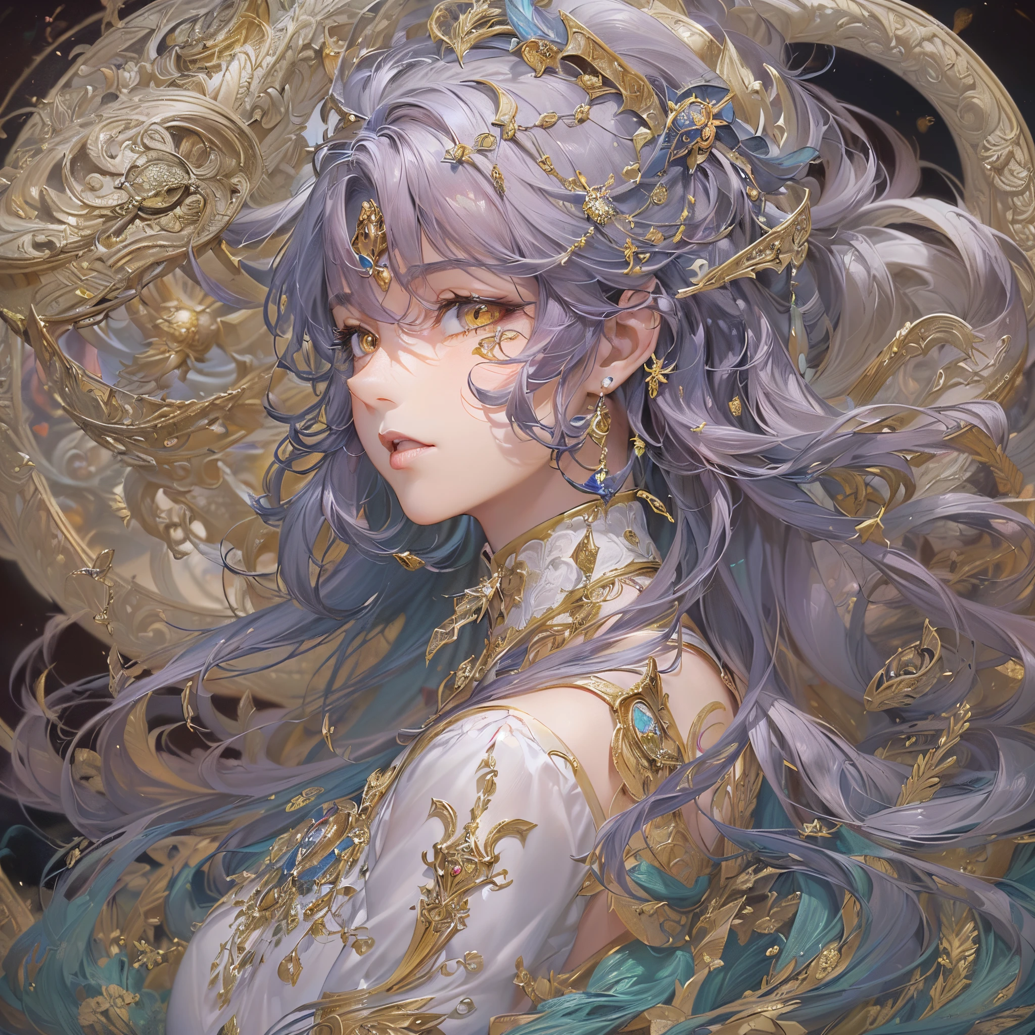 ((Finest quality)),(超A high resolution),(ultra-detailliert),(Meticulous portrayal),((Best Anime)),(Finest works of art),(Ultra-Precision Art),(The art of astounding depiction,Overwhelming depiction:1.5),(Complex and detailed fantasy art:1.6), (adult  woman:1.5),Scorpio:1.5,