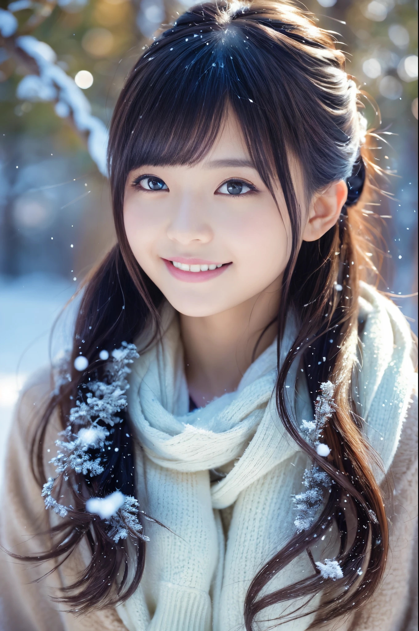 Best Quality,4K,8K,hight resolution,masutepiece:1.2,Ultra-detailed,Realistic,Photorealistic:1.37,Winters, Snow, Snowy landscape, beautiful girl in a down coat, Detailed eyes, Detailed lips, long eyelashes, Mini Pleated Skirt, snowscape, Soft lighting, cosy atmosphere, Medium: Oil Painting, New snow, Winter wonderland, Cool color tones, Delicate brush strokes, Snowy trees, Frosty breath, serene expressions, playful pose, natural beauty, yuki, Snowy ground, Winter fashion, Stylish outfit, Snow boots, rosy cheeks, winter fun, peaceful ambiance, ethereal beauty, magical winter scenery, winter fashionista, Whimsical charm