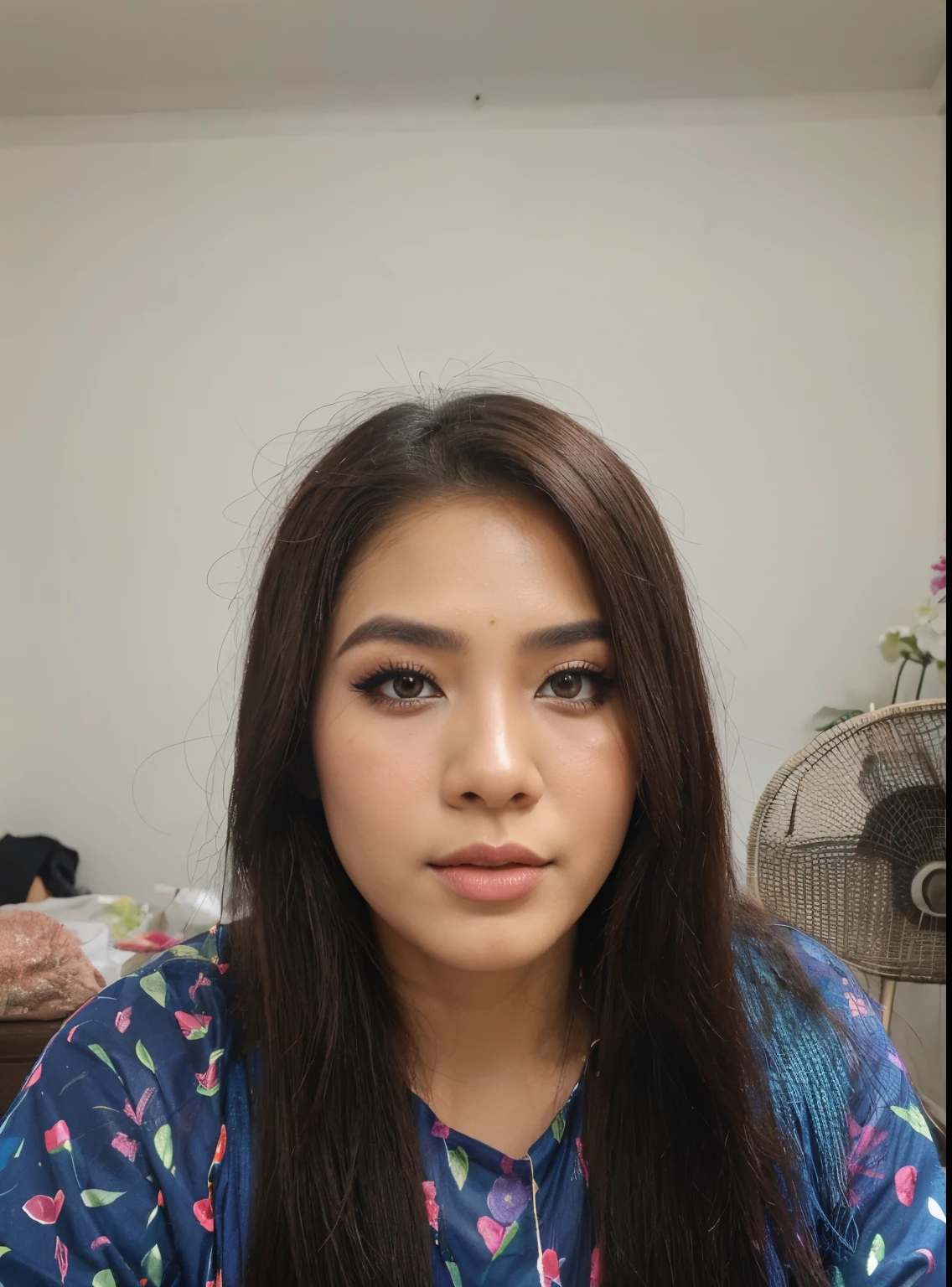 Wear Thai clothes and put on beautiful, sweet makeup.