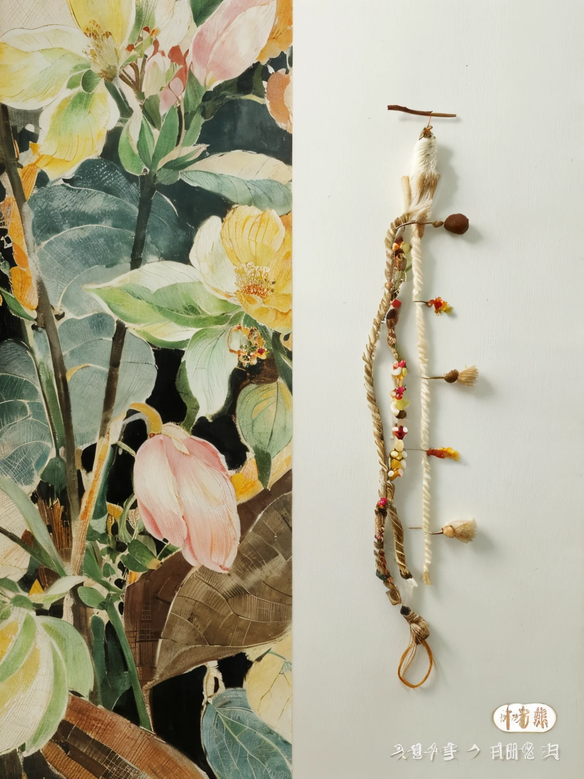 Good luck with peach blossoms,plethora of colors,New Chinese style traditional Chinese painting