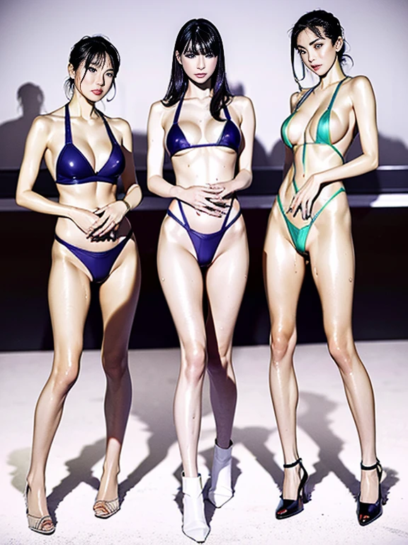 NFSW、(8K、RAW Photos、top-quality、​masterpiece:1.2)、(realisitic、Photorealsitic:1.37)、girl with、japanes、28 year old、swimming pools、Resorts、splash water、natural soft light、dark brown hair、详细的脸、Detailed lips、detailedeyes、More skin、二重まぶた、(huge-breasted:1.3)、((maikurobikini))、((Wet swimsuit:1.5))、The shape of the ??????? is clearly visible,、(The shape of the pubic area is clearly visible)、perfectbody、(Wet body:1.5)、shinny skin、(to stand)、Tanning on swimsuit marks、Open your ??????、sexypose、A smile、Soft big、large drooping ?????、Solid blue swimsuit、Soft milk、Beautiful leg line、Big ???、Glamour、​masterpiece、top-quality、超A high resolution、swimsuit shiny、????  pose、Pose Seductive、Shy face、A smile、Swimsuit that digs into the ??????、Swimsuit digs into ?????、toppless、