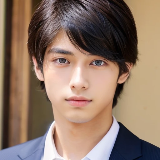 The most handsome man in the world, the boy with the most beautiful face, 20 years old, Japanese, very beautiful face, beautiful eyes