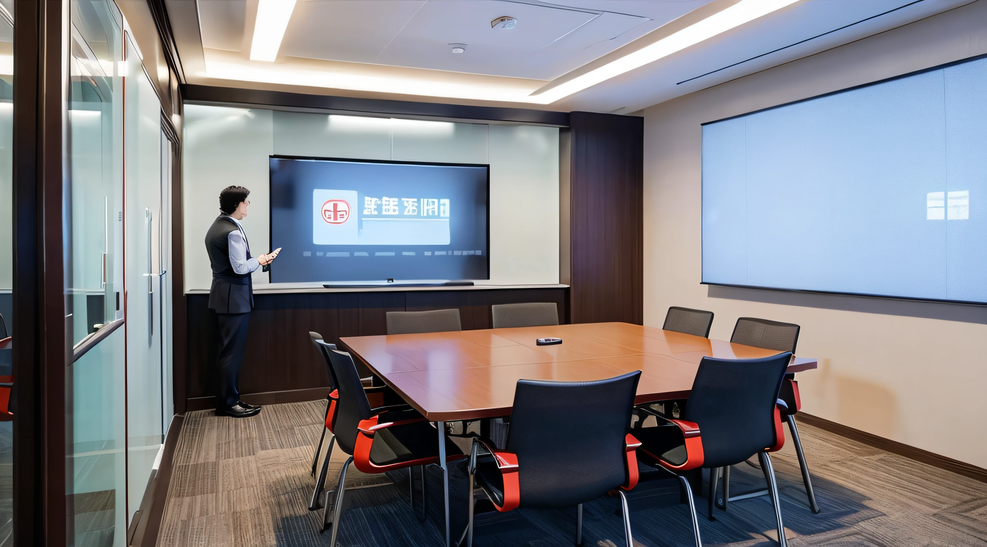 meeting room businessman