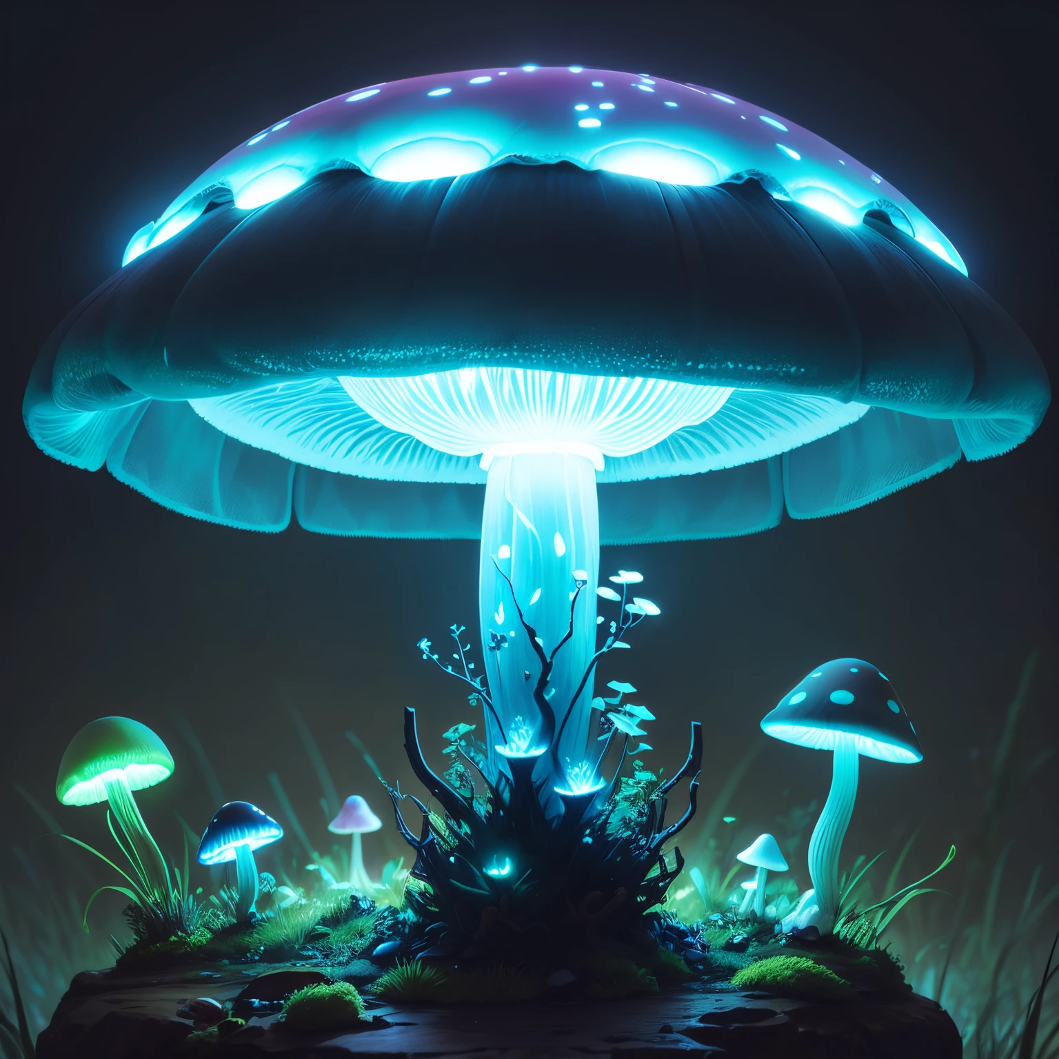 Bioluminescent Mushroom