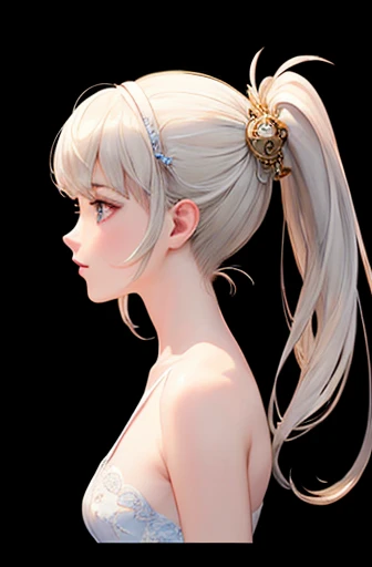 profile、(((masterpiece)))、(((top-quality)))、((ultra-definition))、(Highly detailed CG illustrations)、((extremely delicate and beautiful))、(Delicate and Pretty Face)、ciinematic light、((1 Mechanical Girl))、独奏、full body Esbian、