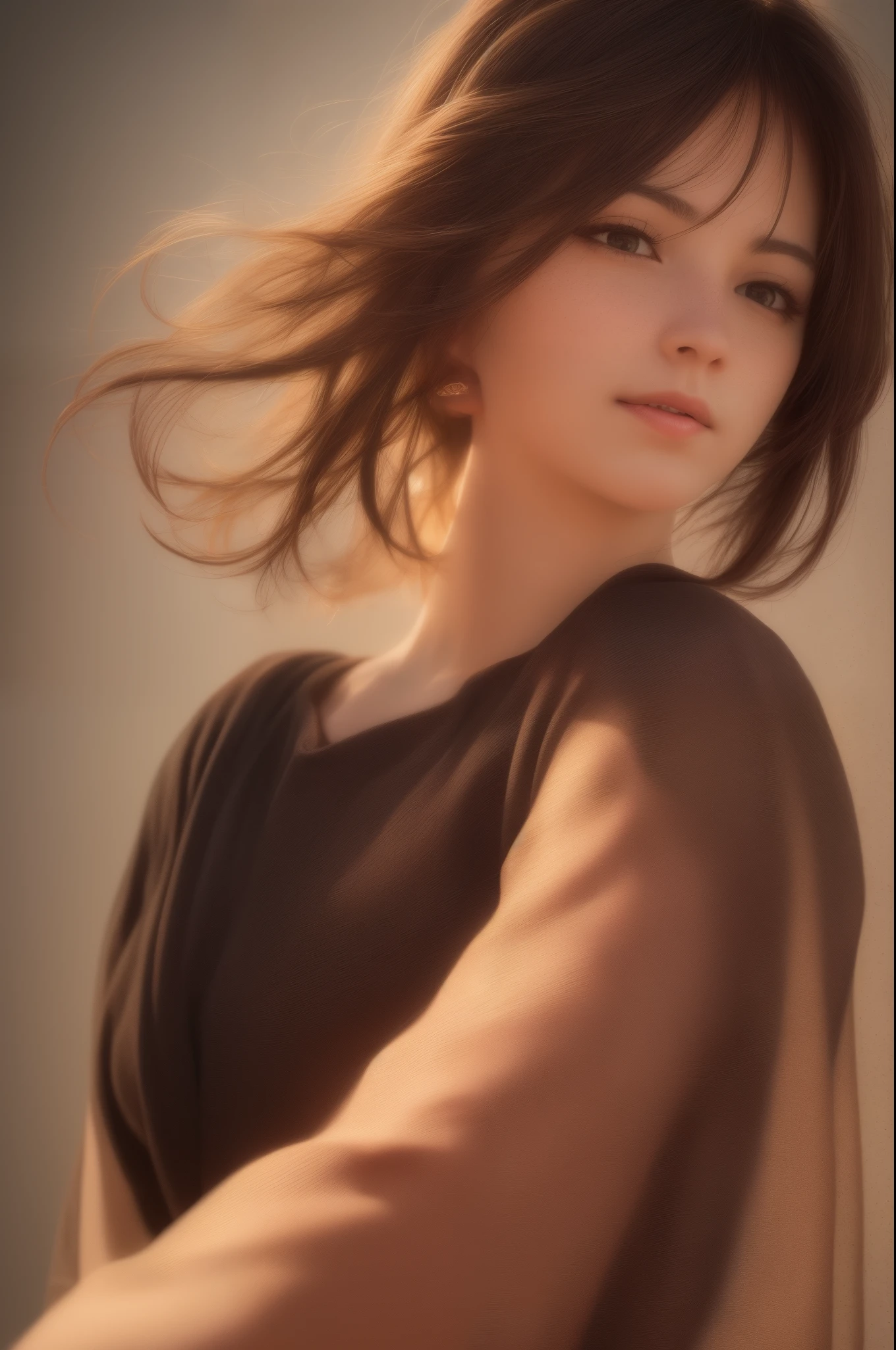 best quality, masterpiece, (realistic:1.2), young woman,
floating hair,
colorful open robe,
victorian,
front, detailed face, beautiful eyes, (smug smile:1.1), freckles,
sun flare,
vibrant, sharp focus,