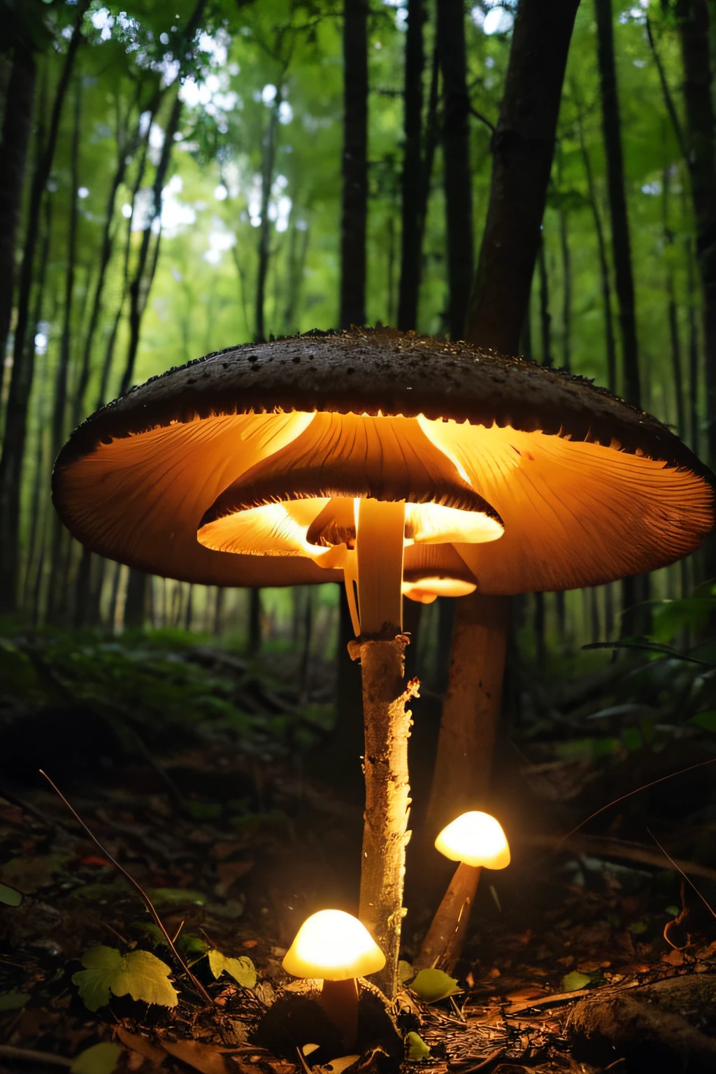Glowing mushrooms,Best quality,tmasterpiece