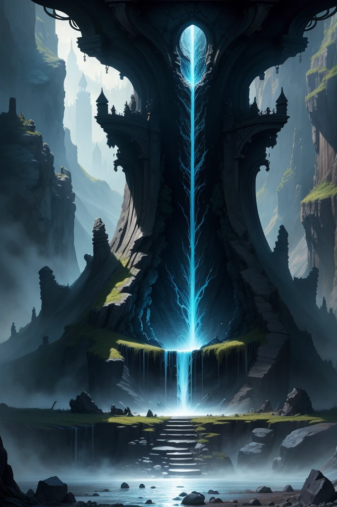 the underworld,greek myth,hell,Dark wind,Realistic background,Landscape standing painting,Throne of Hades,Magical style