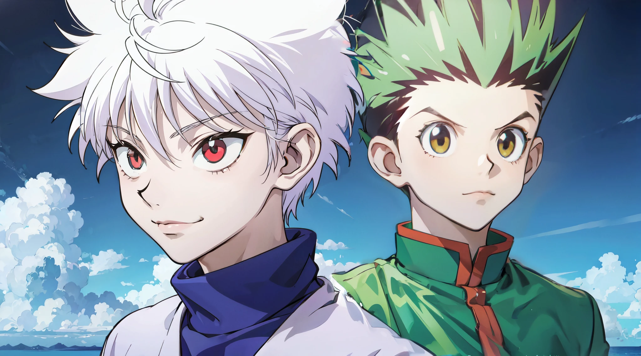 white hair