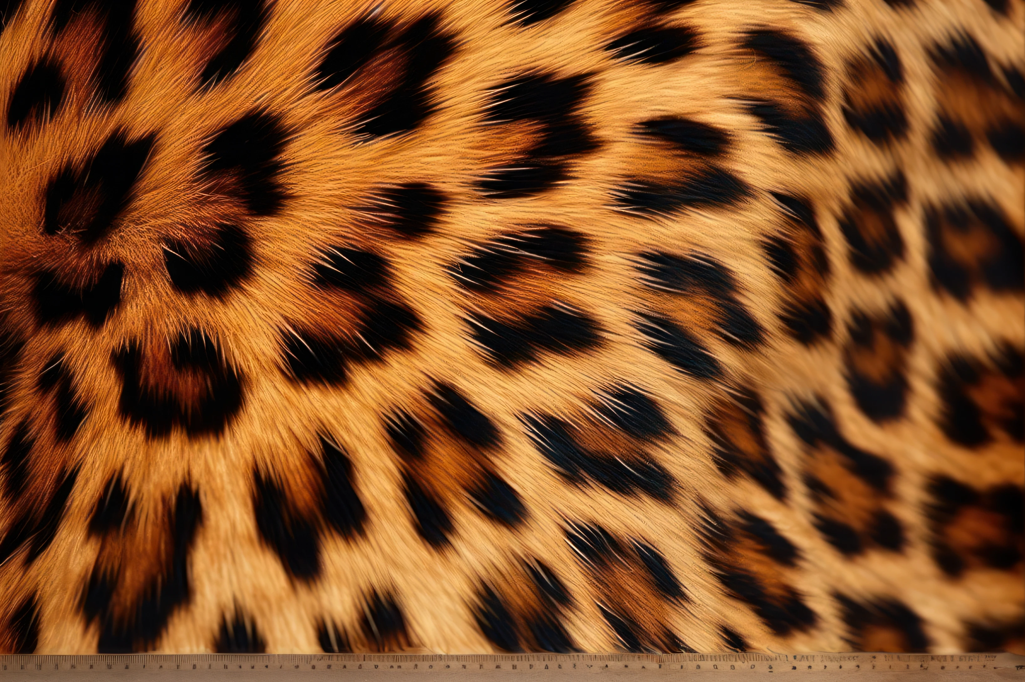 a close up of a leopard print pattern on a wall, tiger skin, animal skins, tiger pelt, spotted, patches of fur, wearing animal skin clothing, spotted ultra realistic, highly detailed fur, extremely detailed fur, high resolution texture, very detailed fur, detailed fur, cheetah, fur texture, spots, highly detailed fur and scales, intricate skin pattern texture