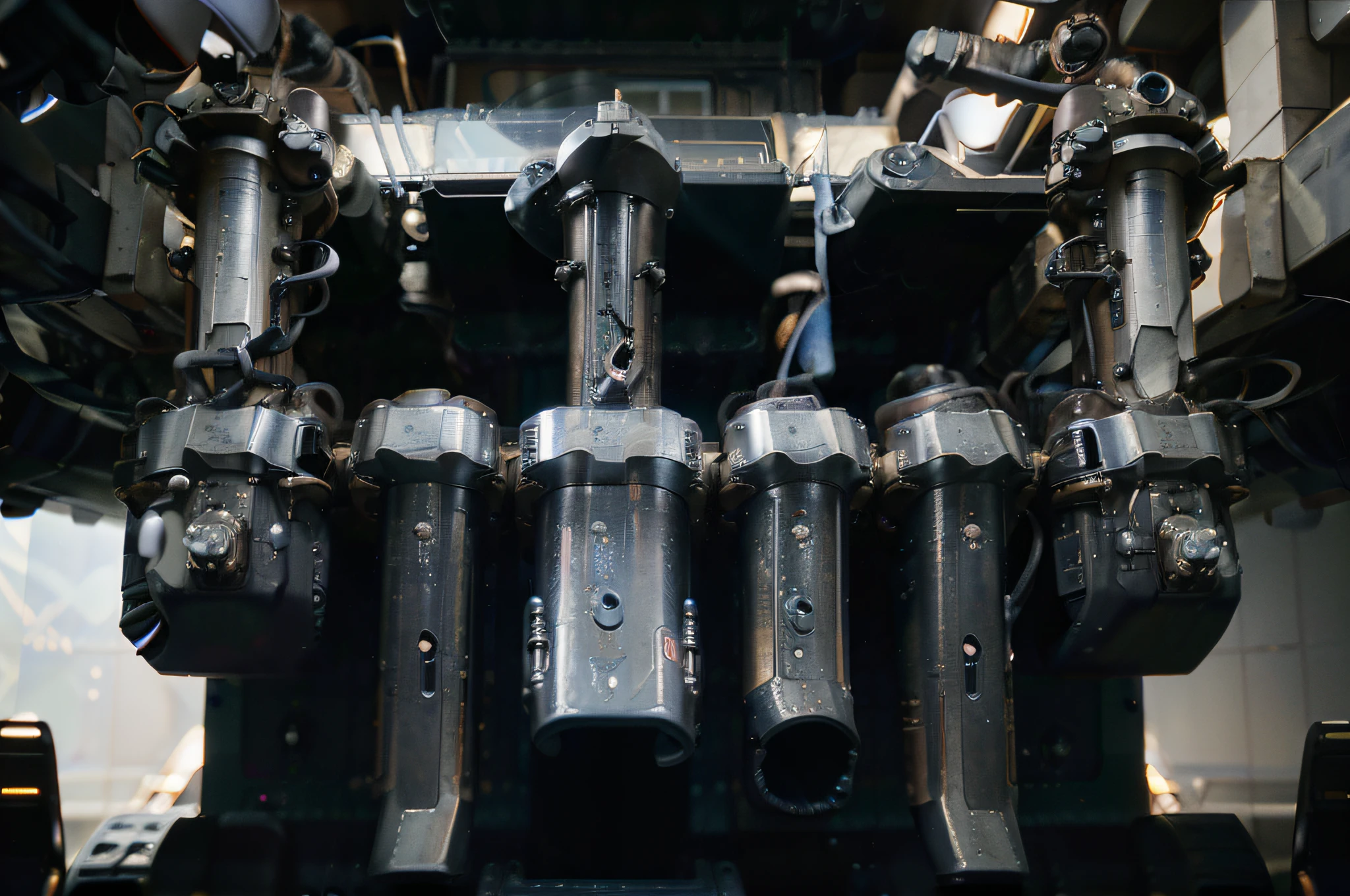 greeble fine detail Futuristic spaceship, sleek design, integrated organic components, hovering in the vacuum of space without protrusions, high-res, digital render, ultra-realistic, 8k resolution