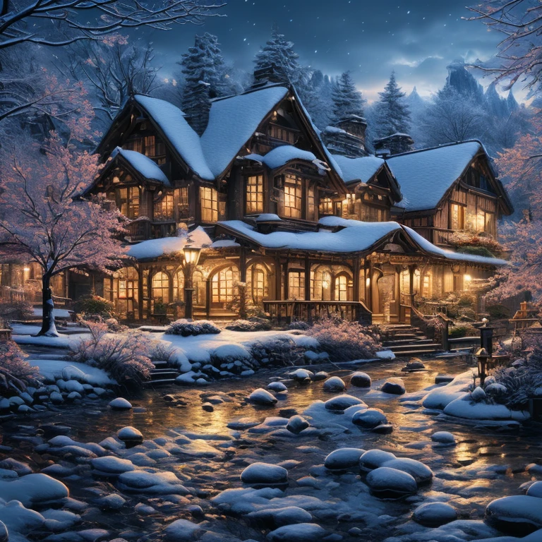 winter, enhance, intricate, (best quality, masterpiece, Representative work, official art, Professional, unity 8k wallpaper:1.3)