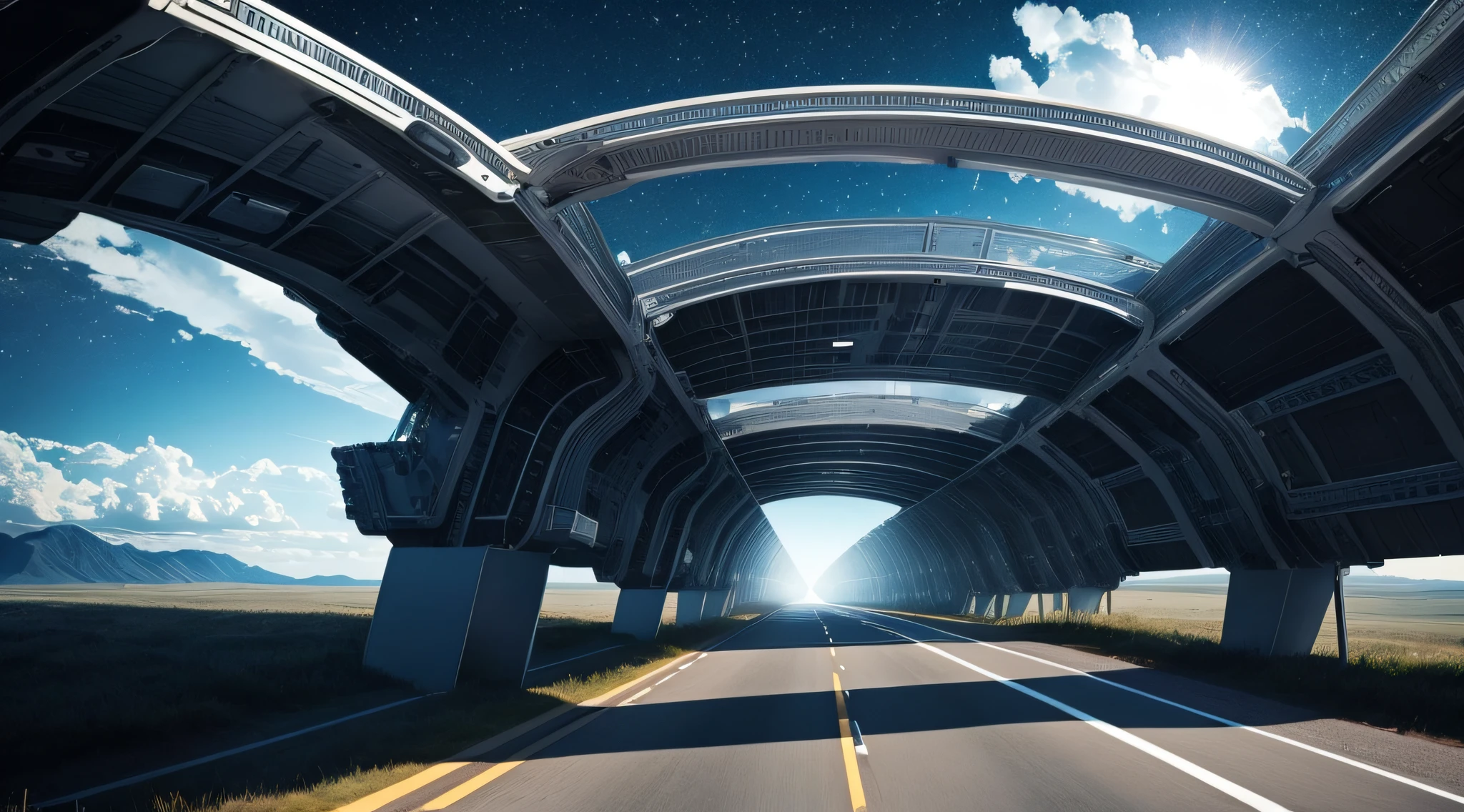 The road to a technological spaceship