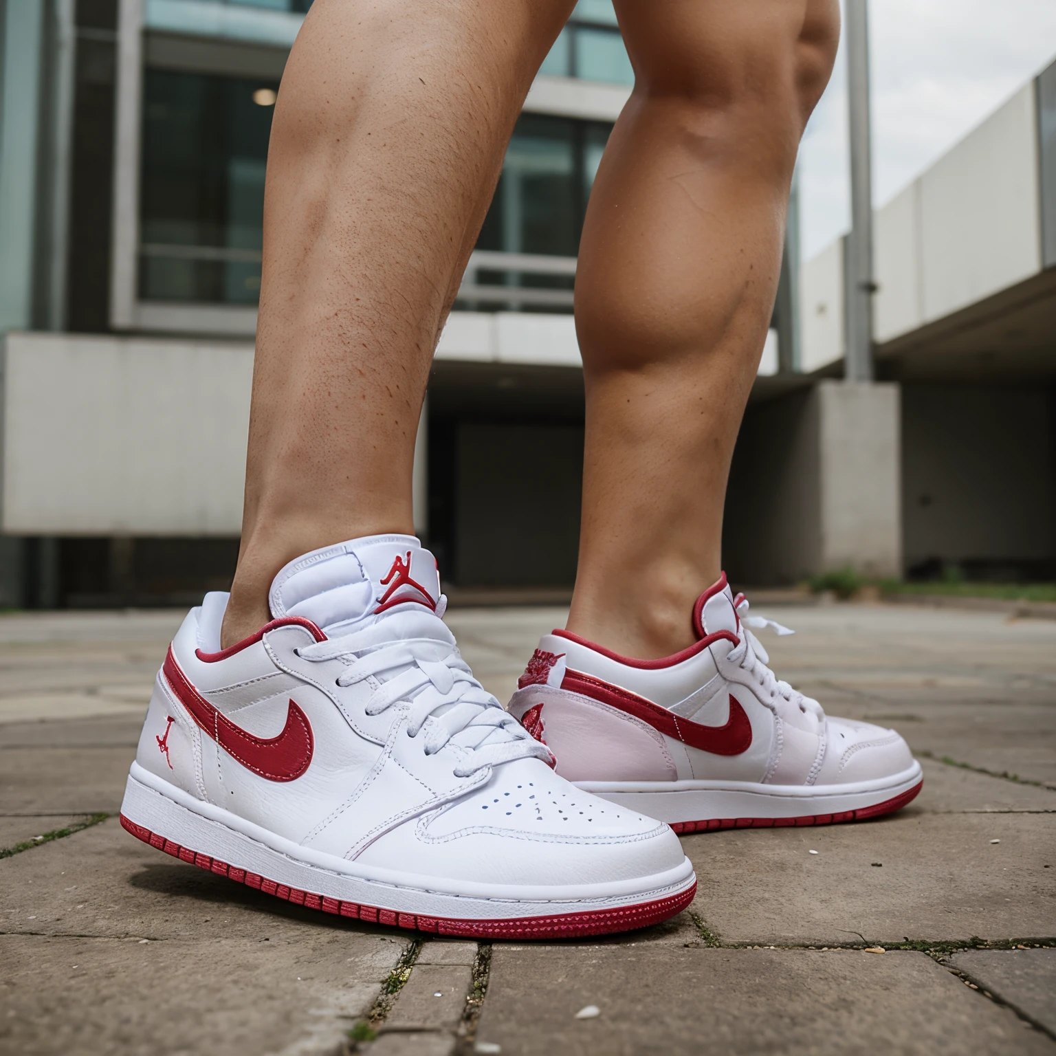 aesthetic photos of people wearing Air Jordan 1 Low SE Craft