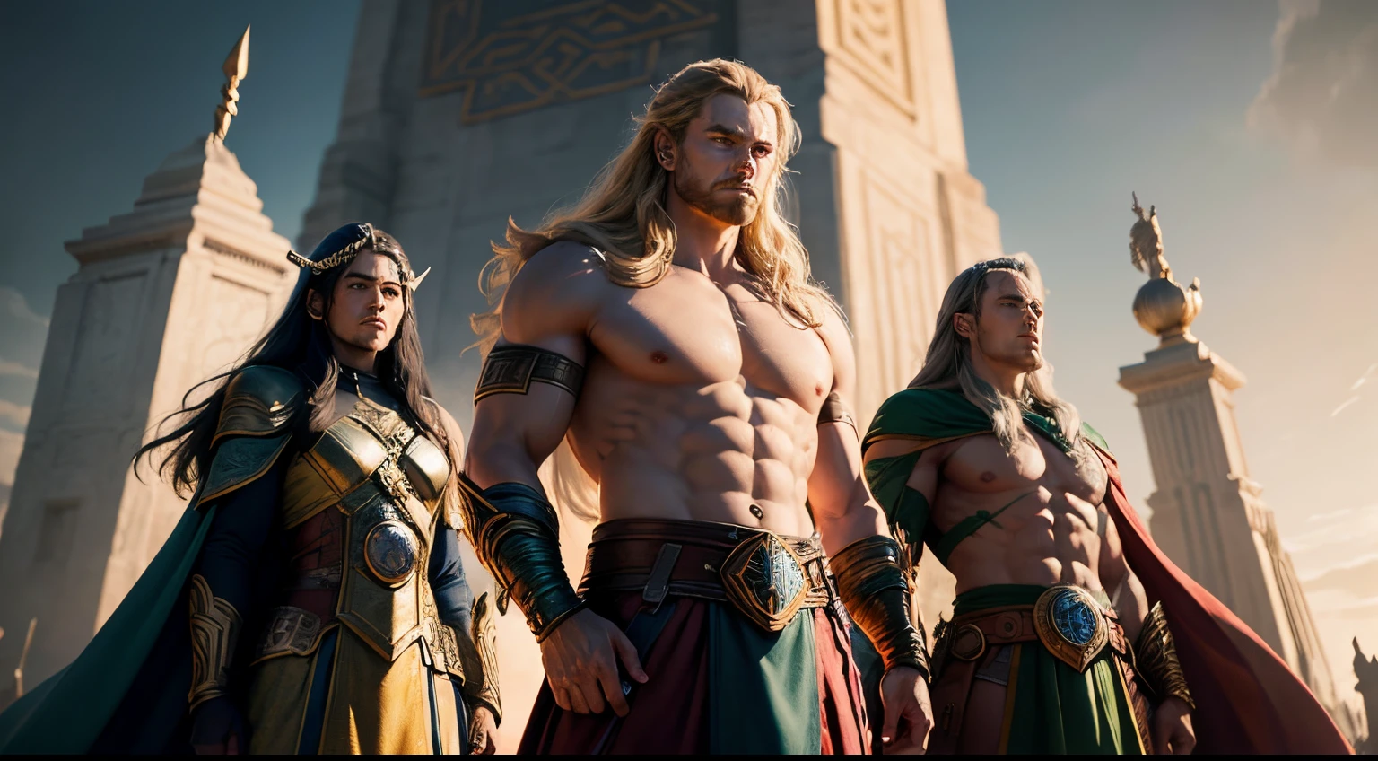 Witness the gods of Asgard in all their glory, each one possessing unique abilities and personalities. From the mighty Thor to the cunning Loki, the possibilities are endless