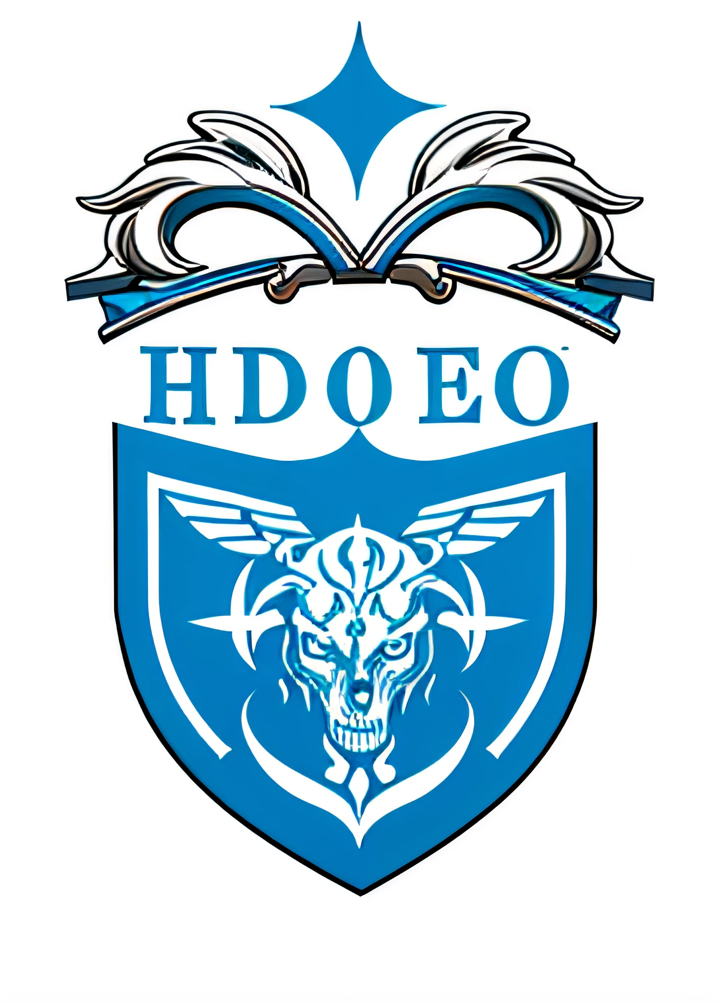 Design a logo using Poseidon's trident,Exposed and domineering,fearsome,advanced ,Football Association,insignia,Be on one's high horse,Poseidon Trident,the ocean,American orange。
