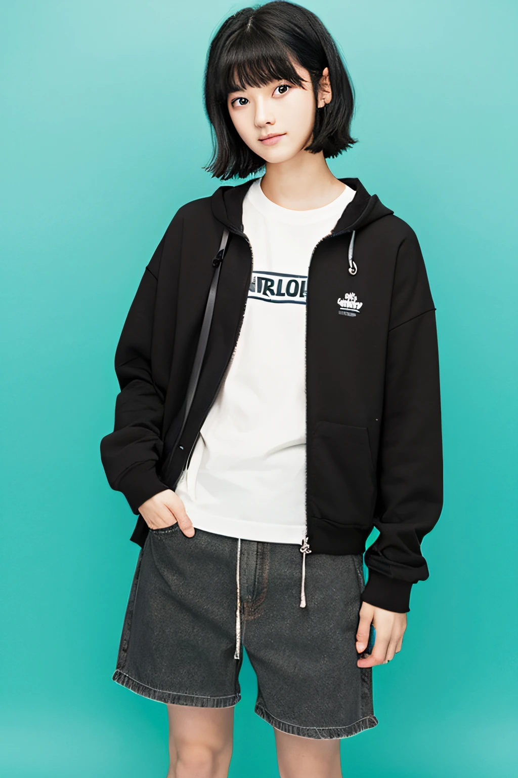 21 YEAR OLD , BLACK HAIRED , BAGGY CLOTHES , BAGPACK , CUTE , FASHION MODEL , AUSTRALIAN