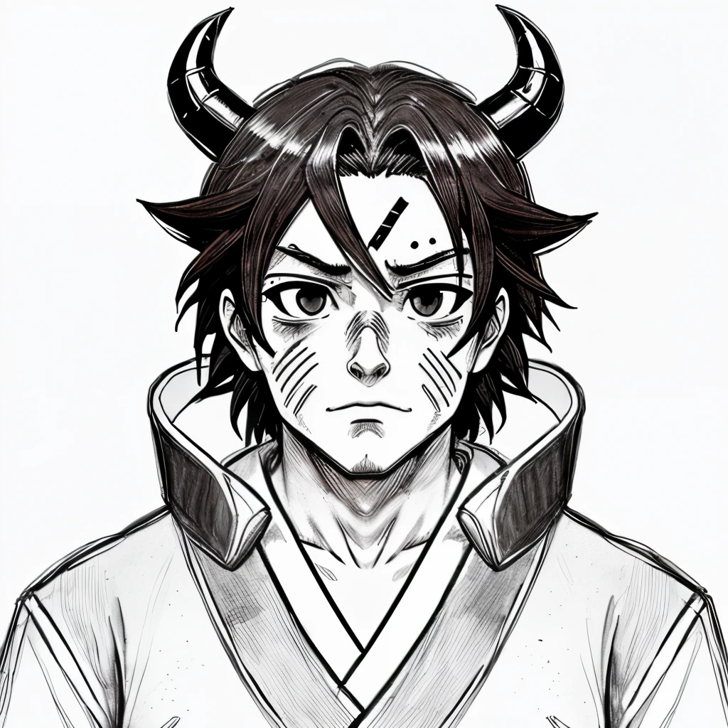 Sketch tanjiro Kamado demon slayer anime kimetsu no yaiba anime