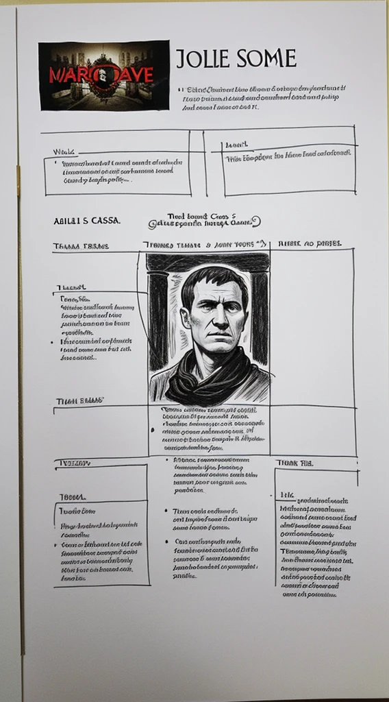 Develop a visual timeline showcasing key moments leading to Julius Caesar's assassination, including the betrayal by Marcus Brutus. Use illustrations or a storyboard format to narrate the sequence of events.