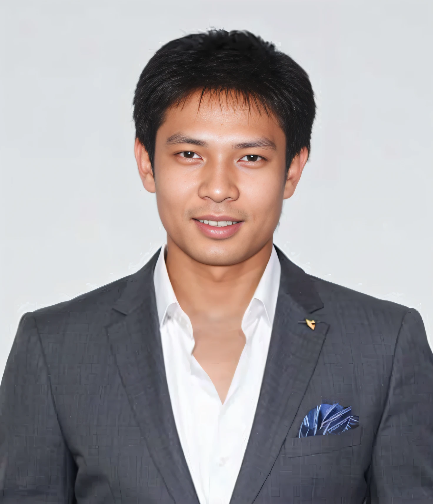 An Araf man in a suit and tie poses for a photo...., nivanh chanthara, mohammed abbasi, mohamed chahin, Phung Dinh River, thawan duchanee, Kagar Cheng, bao pham, Jay Feng Yindian - Jiangxi, champion. hello., kim jung giu