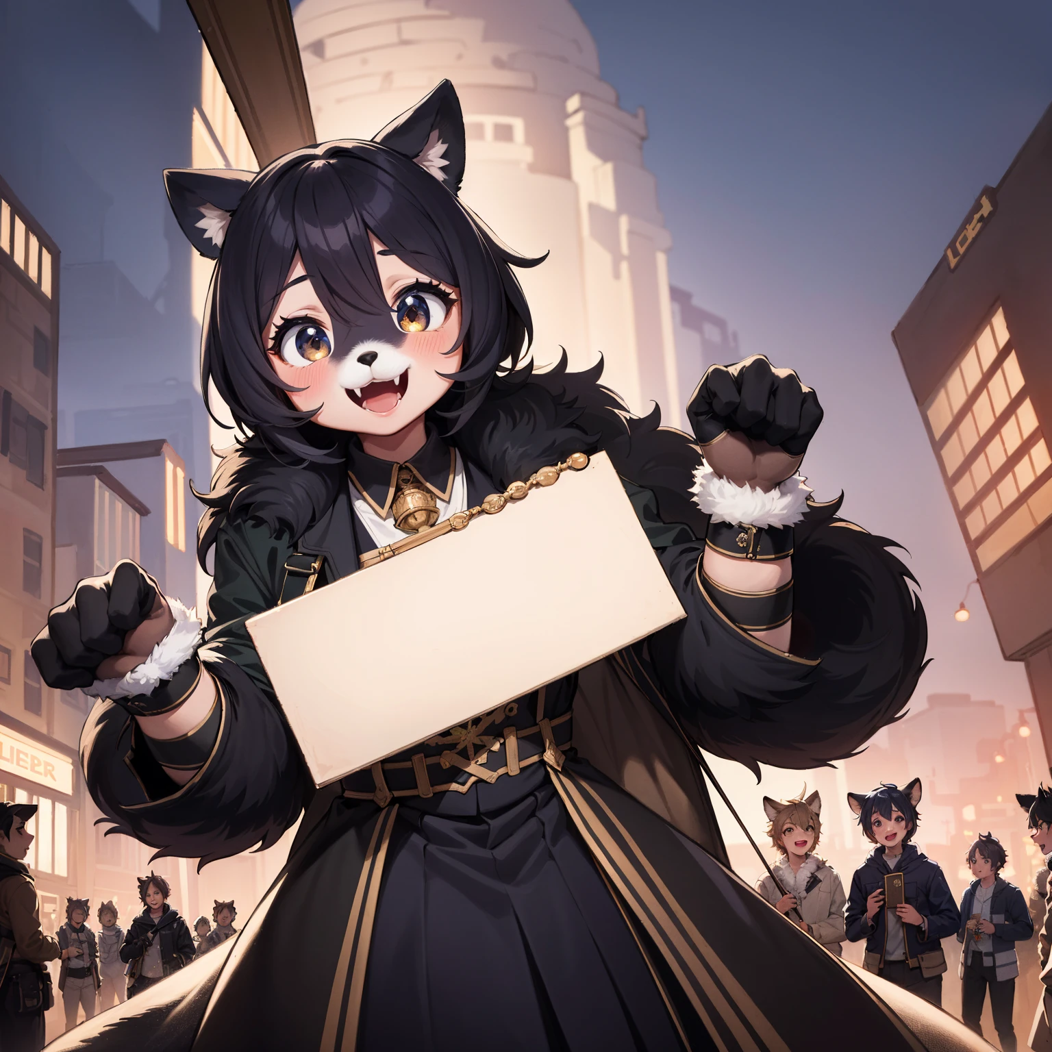 cover_page, highres, top quality, best quality, paid reward available, High-quality illustrations, unparalleled masterpiece, perfect artwork, absurdres, super high resolution, detailed background, Steam punk, Beautiful World Heritage, 6+boys, 6+girls, Happy, joyful(Photos of solo travelers)(kemono, furry anthro)cinematic lighting, dynamic angle,