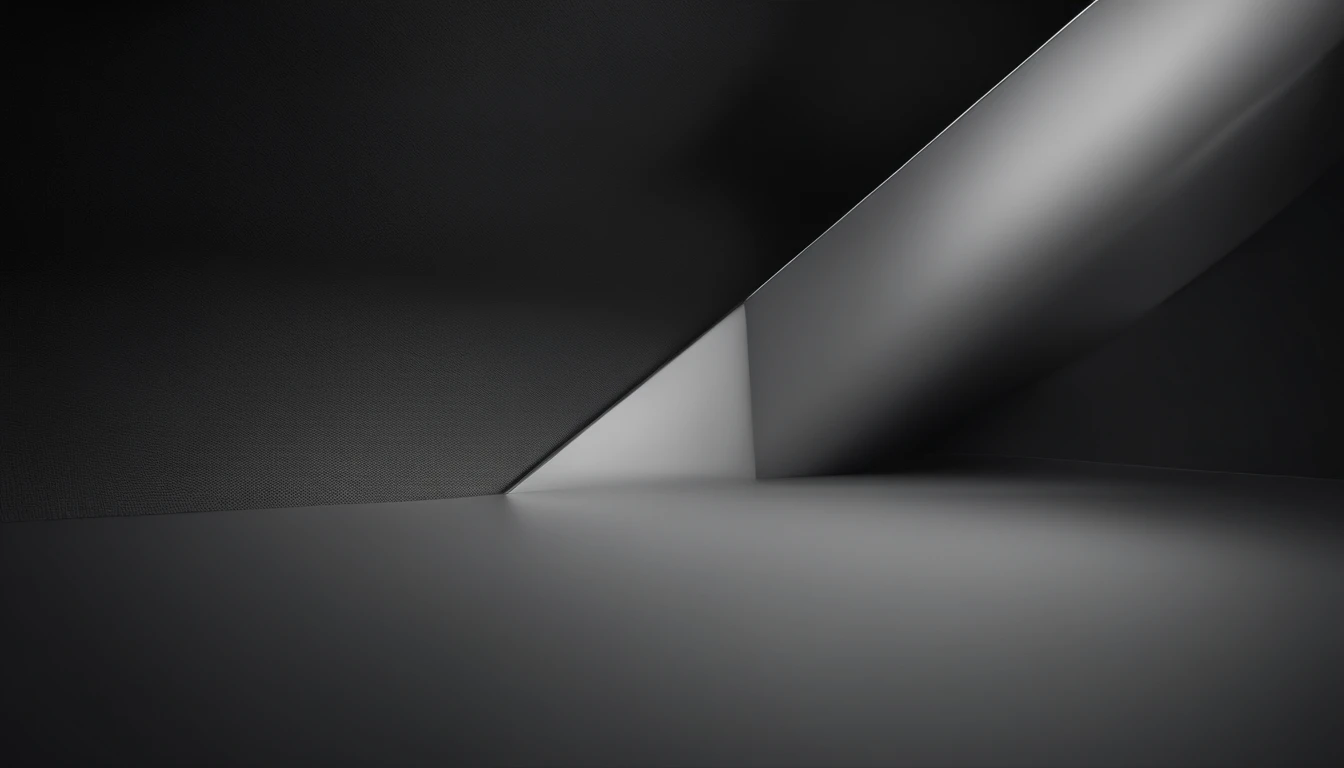 An abstract background with a minimalist design featuring clean lines and shades of gray, creating a sense of depth and dimension