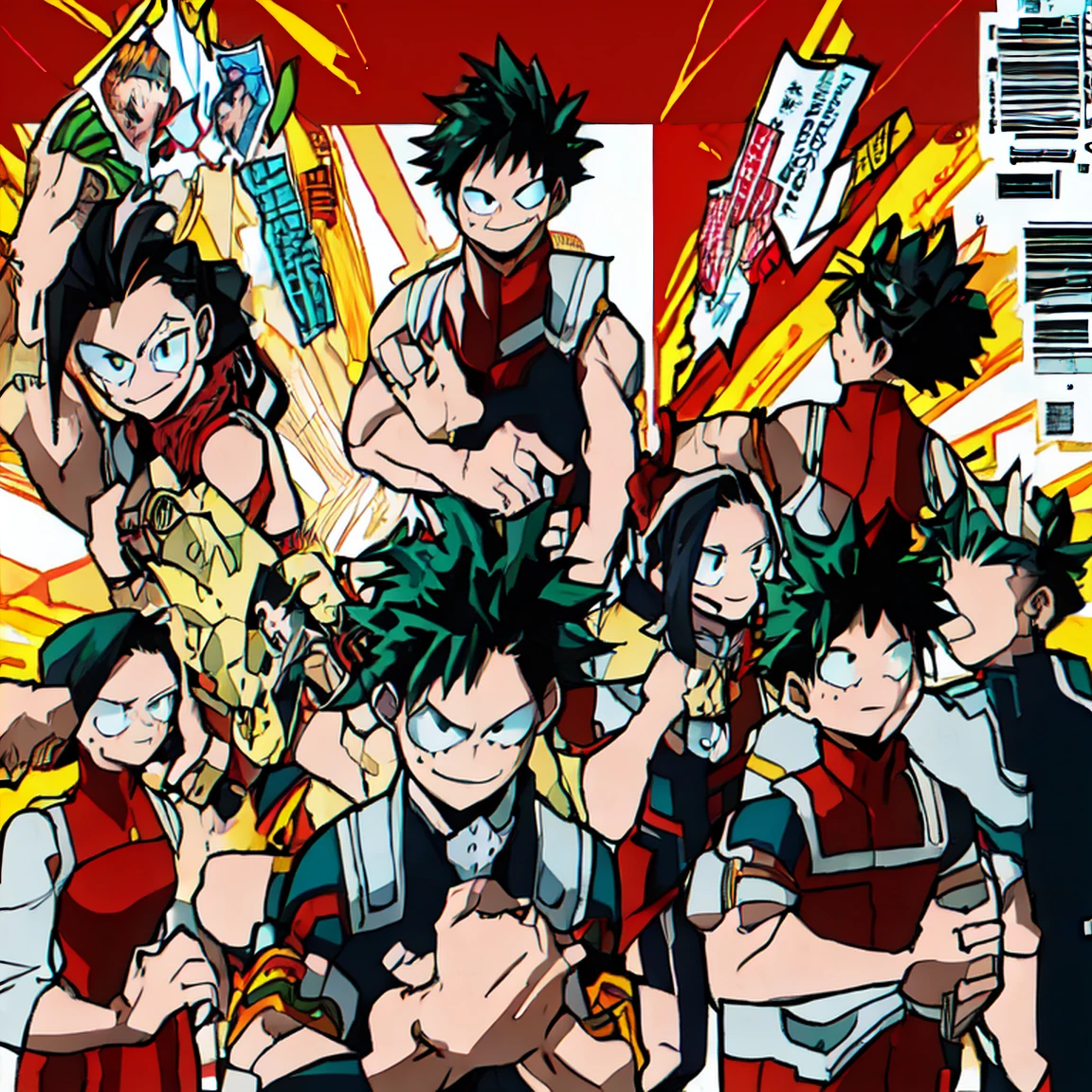 (boku no hero academia) character 1 vs character 2