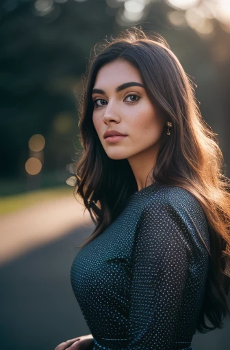 (Photographed by photographer 1.4), (full-length portrait: 1.4), 24-year-old woman, standing, round BumBum, back to landscape RAW uhd portrait photo, big natural breast_B, church background, (long dress), ( slit), detailed (texture!, hair!, Shine, Color!!, Flaws: 1.1), highly detailed Glowing eyes, (looking at camera), specular light, DSLR, Extreme quality, sharp focus, sharp, DOF, filmic grain , (Centered), Fujifilm XT3, Crystal clear, center of frame, Beautiful face, sharp focus, Bokeh, (dark light), discreet, Night, (night sky) detailed skin pores, Complex Eye Details