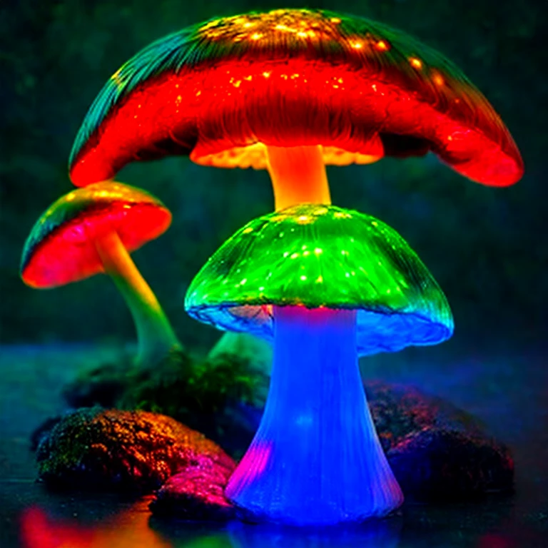 ((luminescence mushroom))), (masterpiece),(best quality:1.1),(ultra-detailed),best illustration,finely detail,hand drawn high quality,High contrast,(clean lines:1.3) mushrooms,(Intricate details:1.3),(detailed background:1.2),(colored background:1.1),sketch,Intricate details,High Resolution, plantcells, a plant girl, green skin, flowers around, dark background