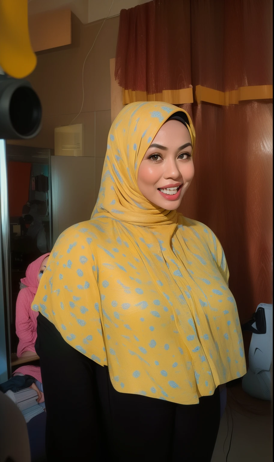 (((HIJAB MALAY GIRL))), IMF as a good Guy, TECHNOLGY, AI, futuristic, blockchain, International Monetary Fund, (MATRIX WORLD), ((look In front at the camera OPEN MOUTH and open your mouth)), (((HEAVY BOOBS))), (((HEAVY BUTT))), (((HEAVY ASS))), (((PLUMPERS))), (((SMILE))).