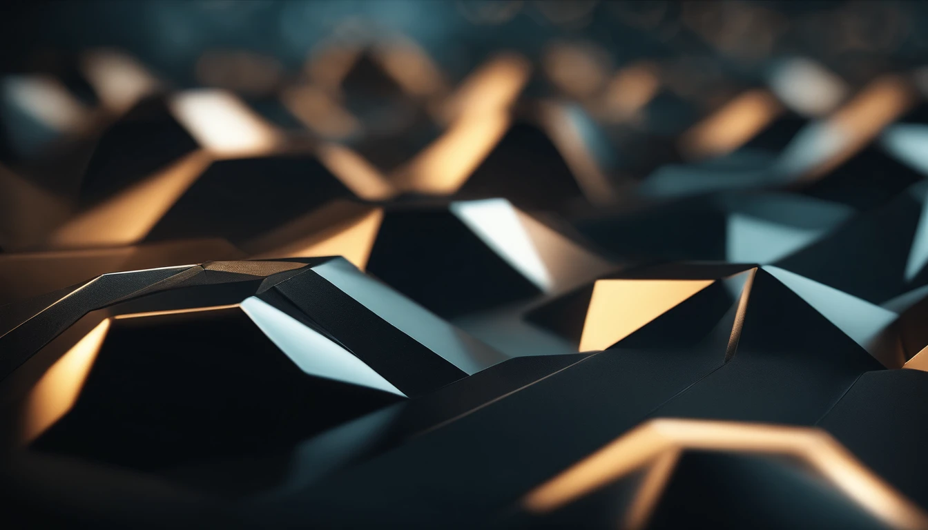 A detailed, high-resolution image of a bold abstract background with a prominent focal point created by an arrangement of large, irregular polygons